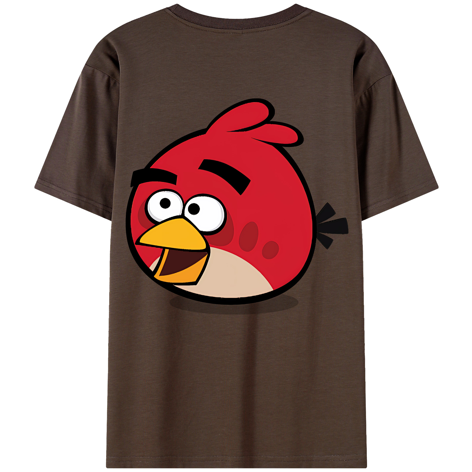 （画像用） Angry Birds アングリーバード 綿100％半袖Tシャツ（背面プリント）
