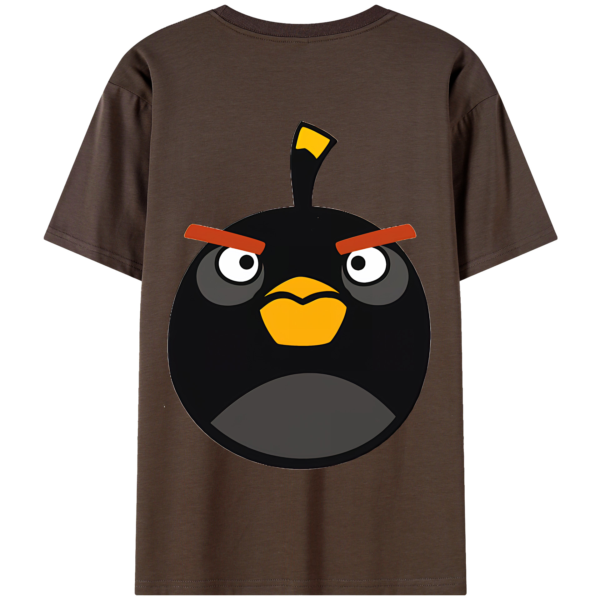 （画像用） Angry Birds アングリーバード 綿100％半袖Tシャツ（背面プリント）