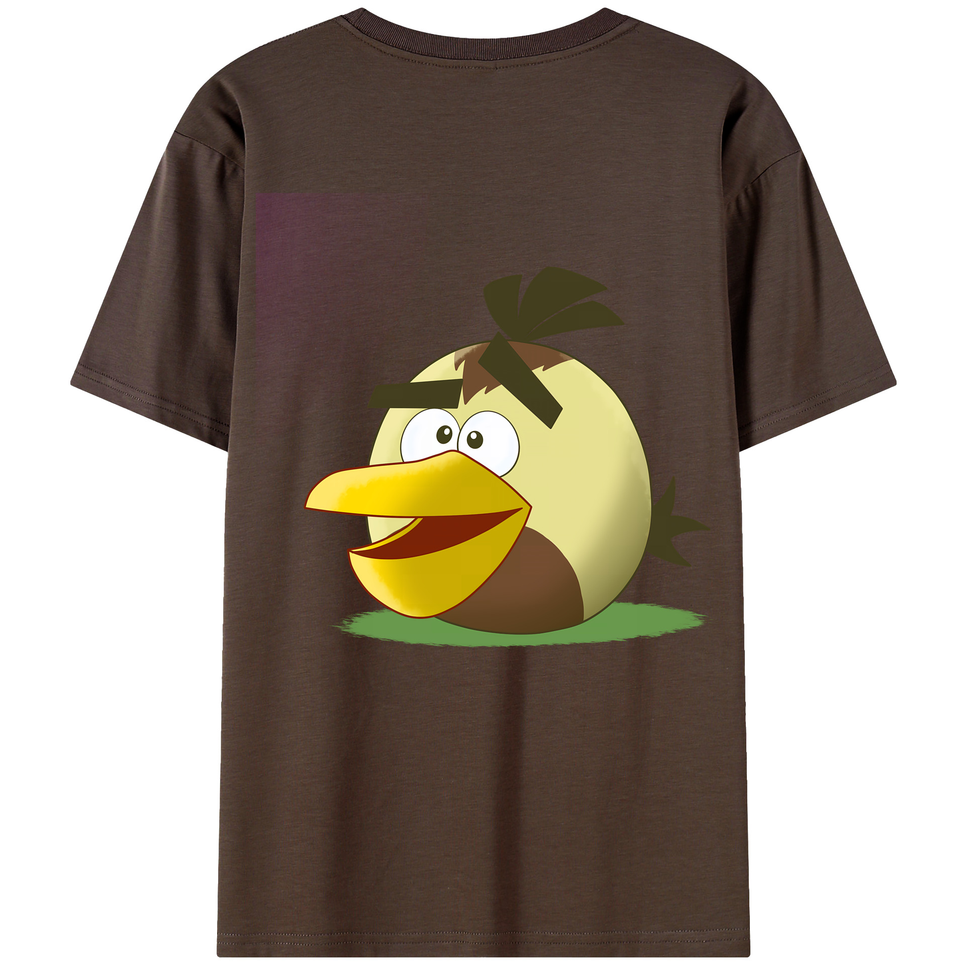 （画像用） Angry Birds アングリーバード 綿100％半袖Tシャツ（背面プリント）