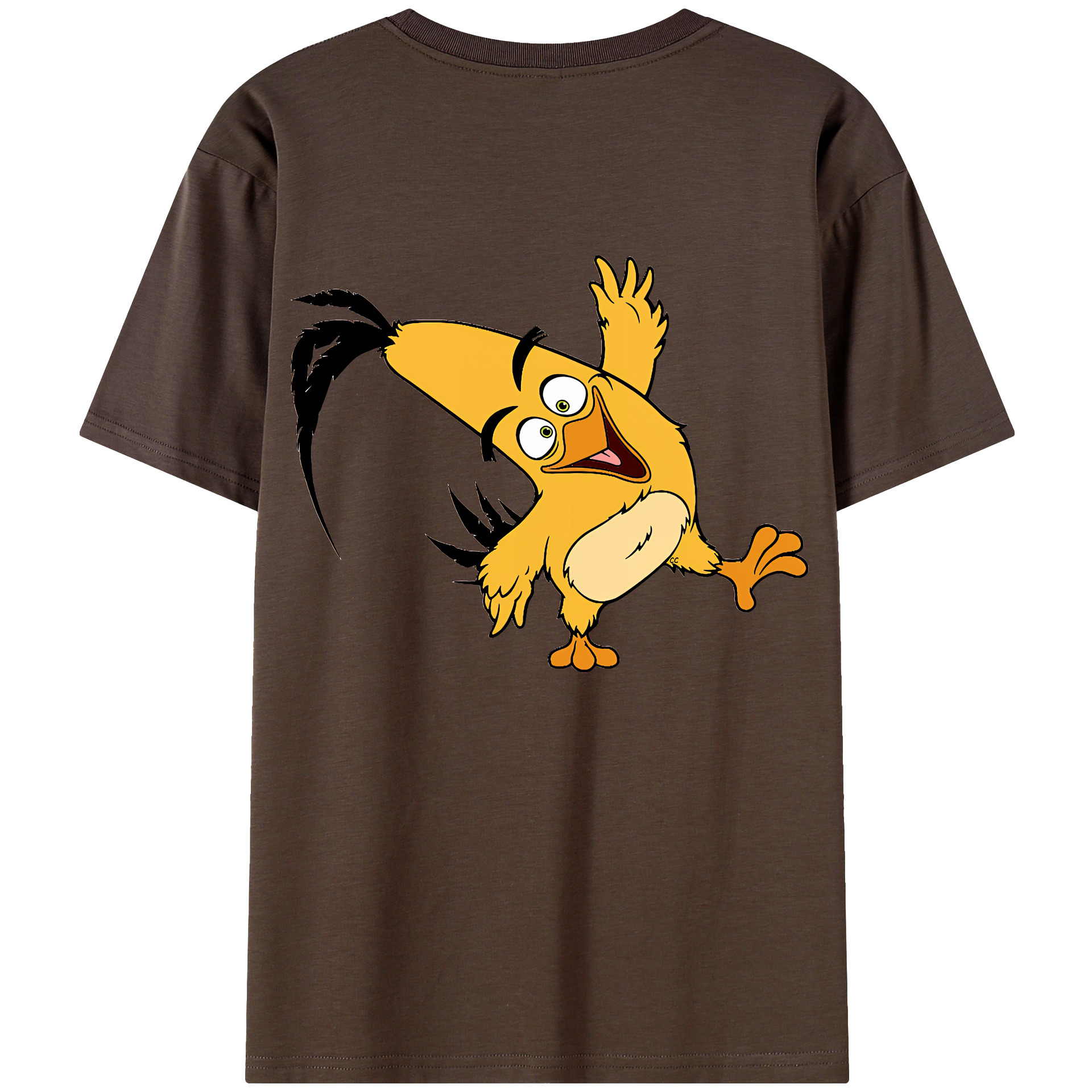 （画像用） Angry Birds アングリーバード 綿100％半袖Tシャツ（背面プリント）