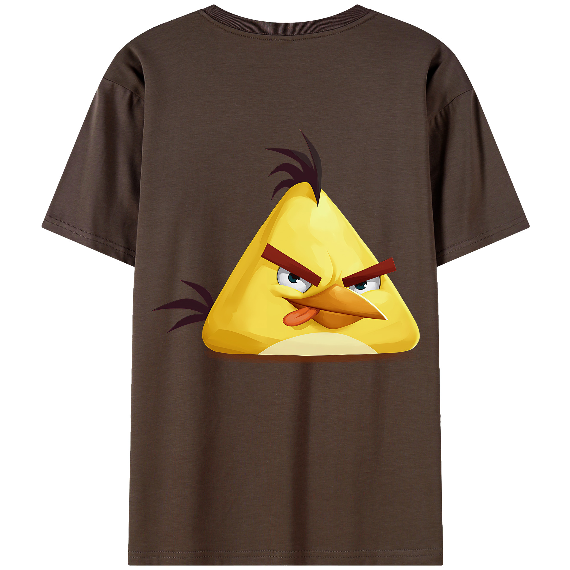 （画像用） Angry Birds アングリーバード 綿100％半袖Tシャツ（背面プリント）