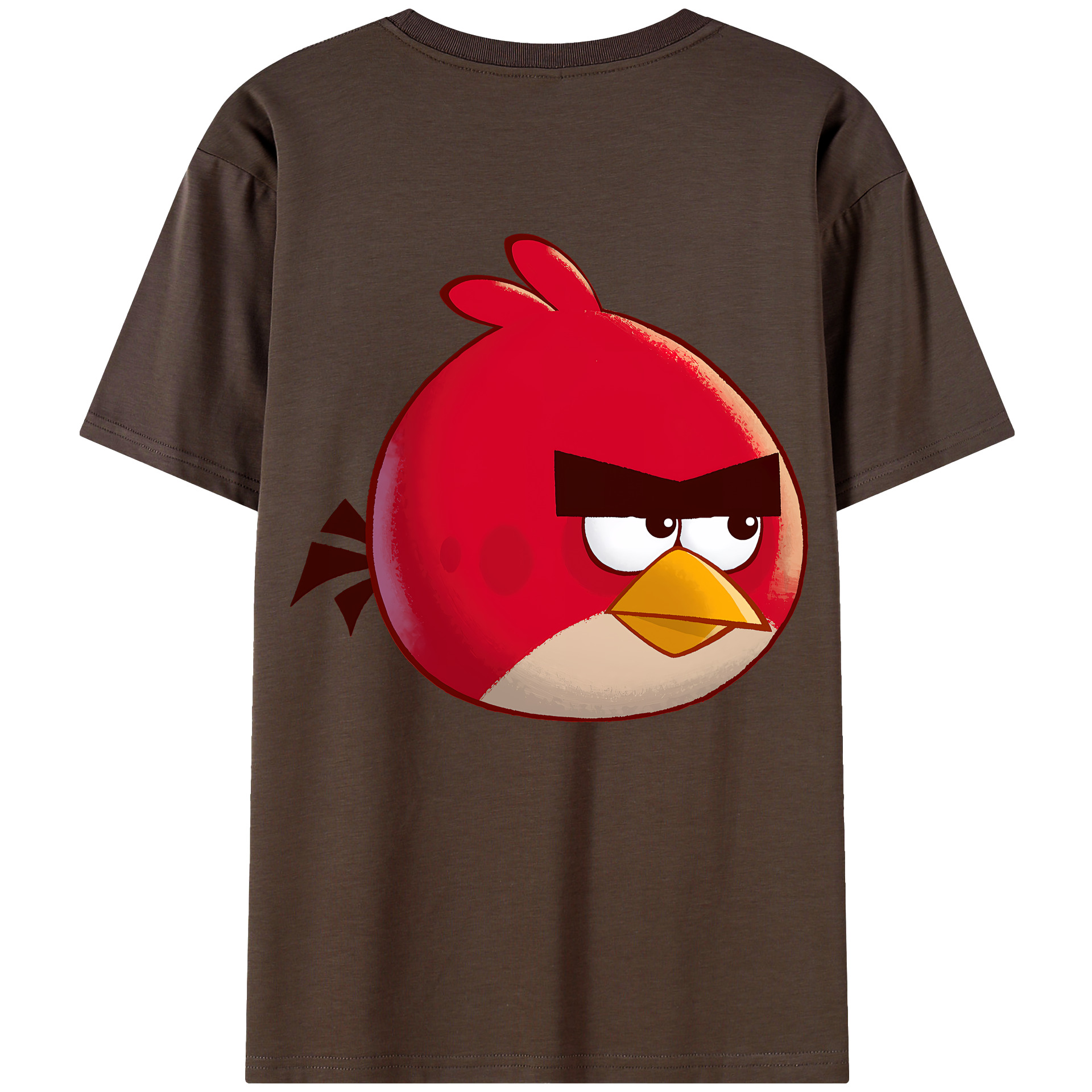 （画像用） Angry Birds アングリーバード 綿100％半袖Tシャツ（背面プリント）