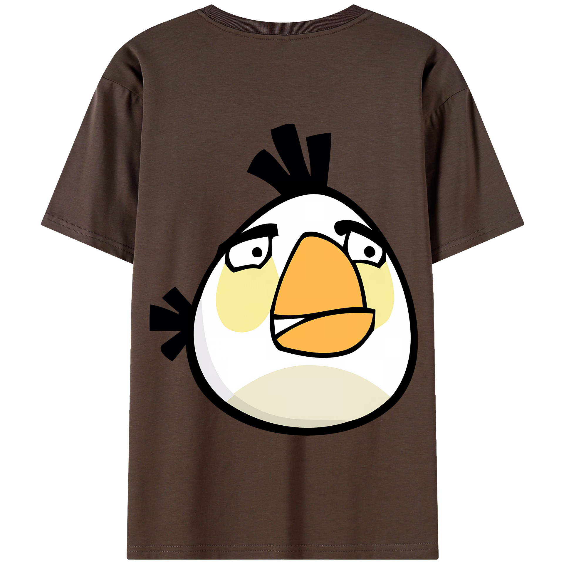（画像用） Angry Birds アングリーバード 綿100％半袖Tシャツ（背面プリント）