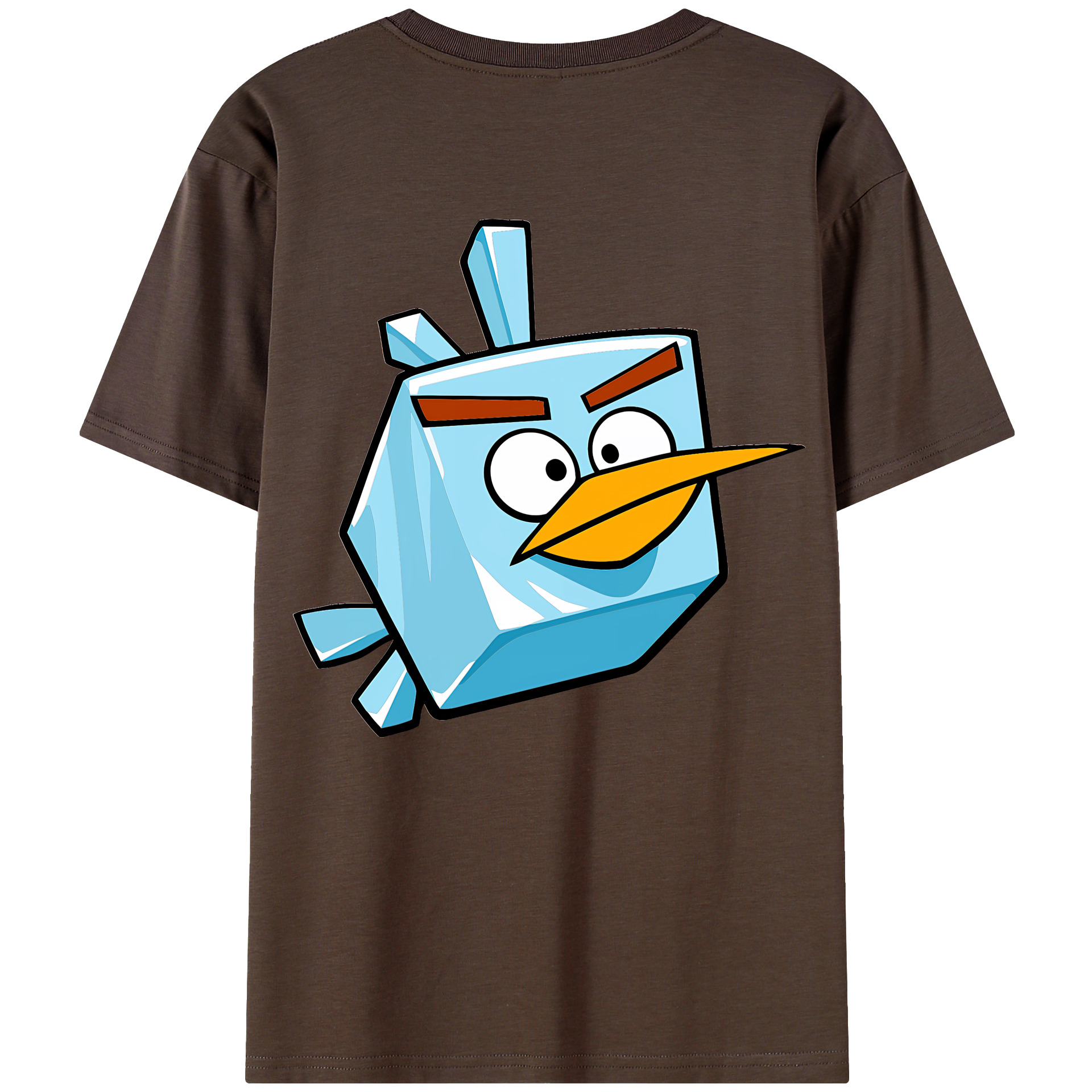 （画像用） Angry Birds アングリーバード 綿100％半袖Tシャツ（背面プリント）