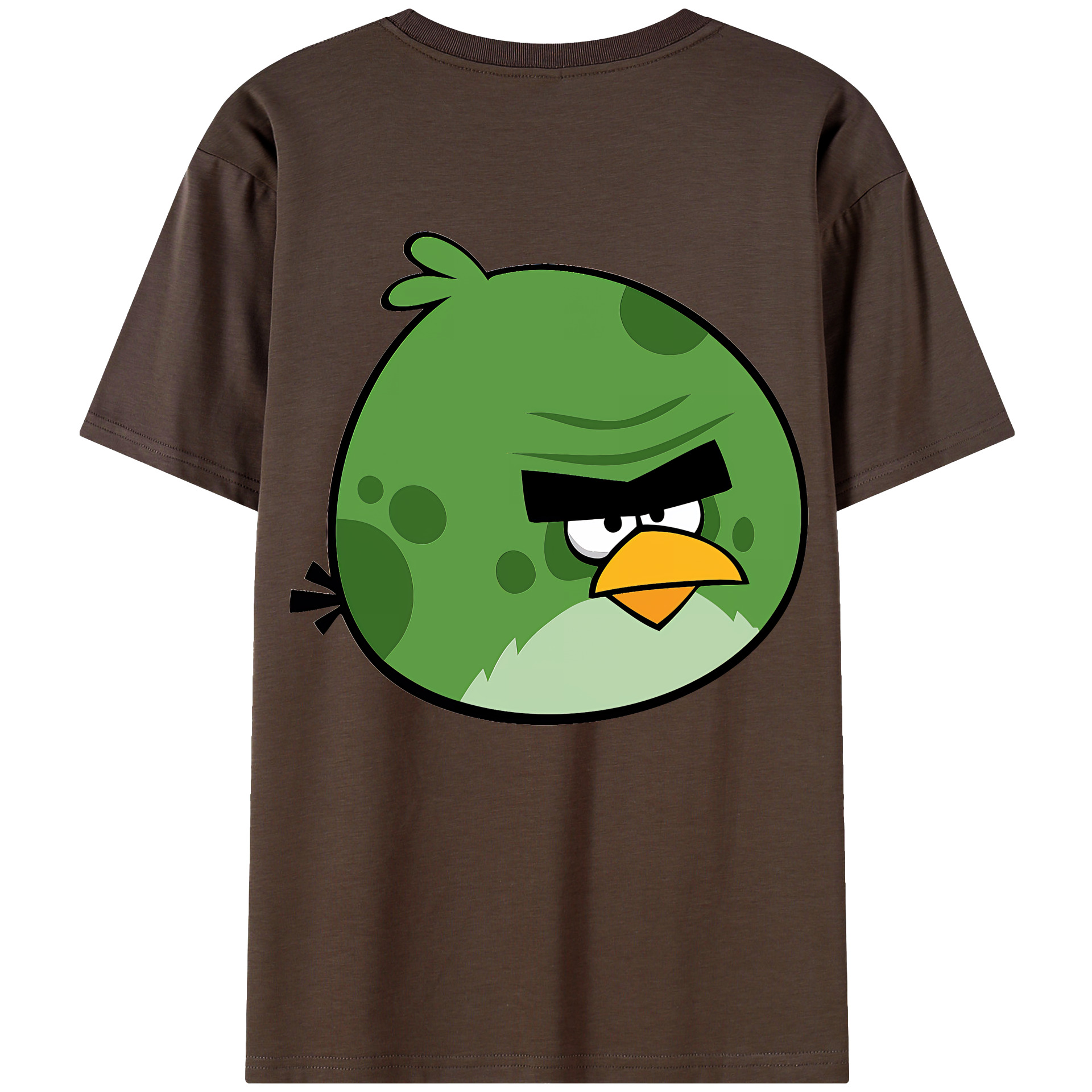 （画像用） Angry Birds アングリーバード 綿100％半袖Tシャツ（背面プリント）