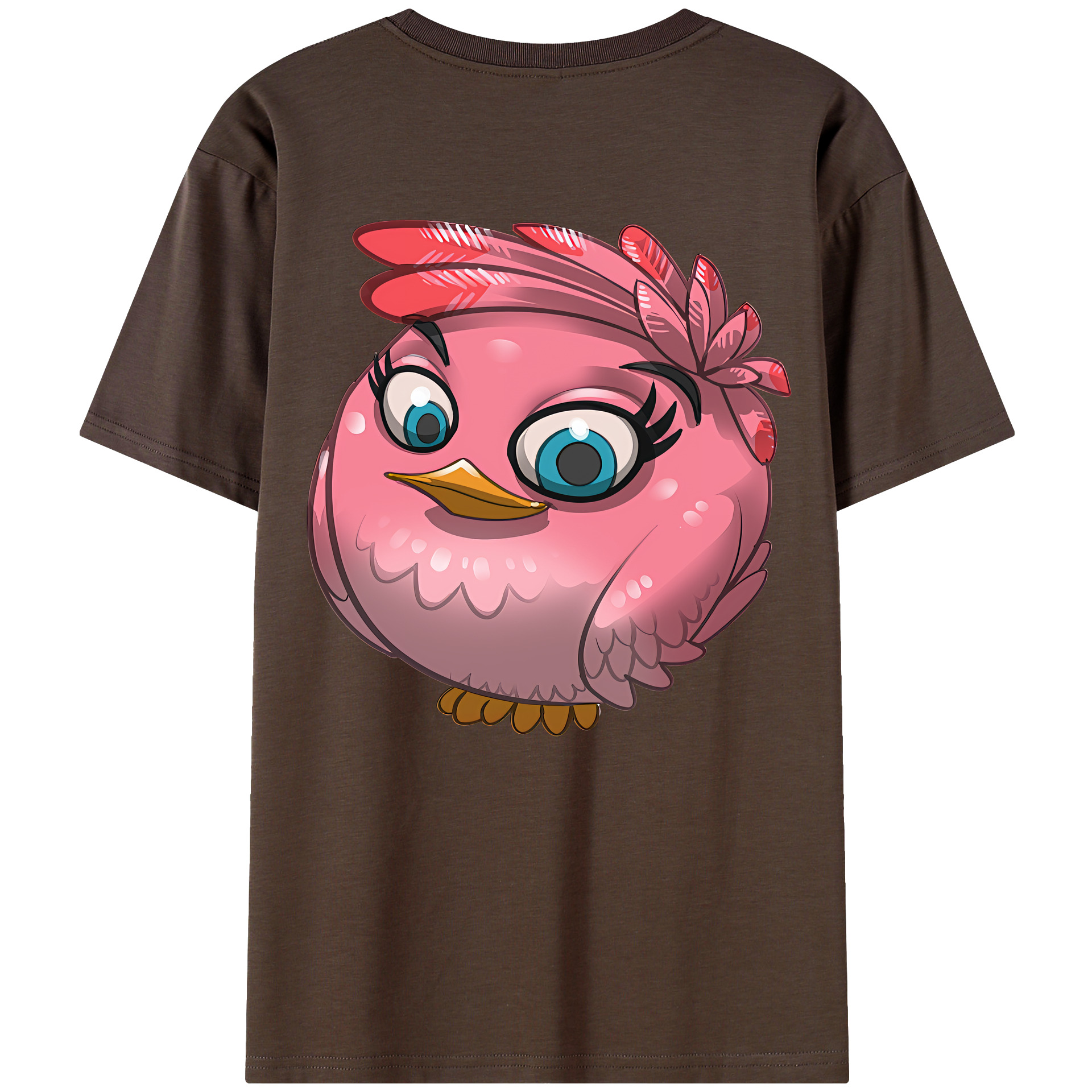 （画像用） Angry Birds アングリーバード 綿100％半袖Tシャツ（背面プリント）