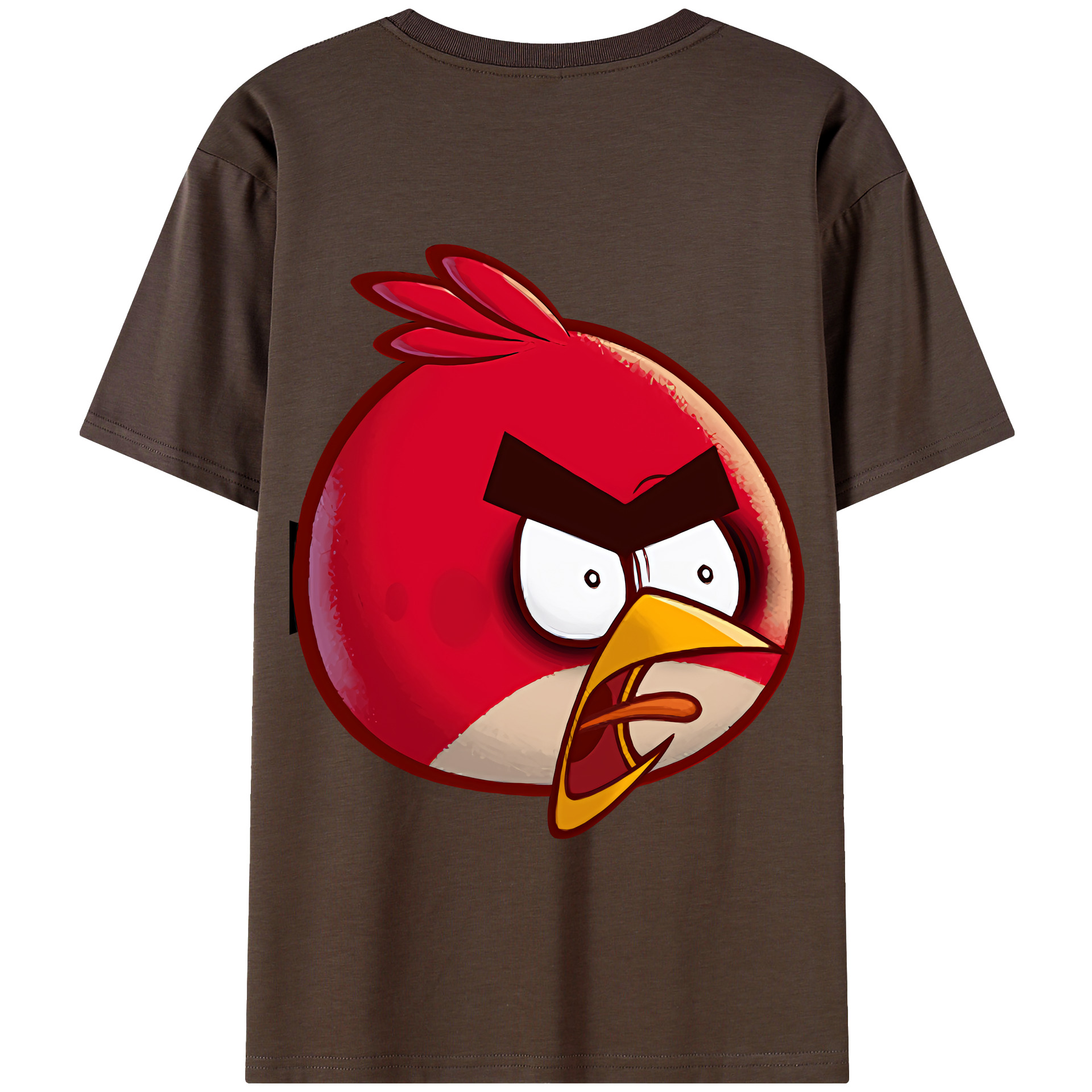 （画像用） Angry Birds アングリーバード 綿100％半袖Tシャツ（背面プリント）