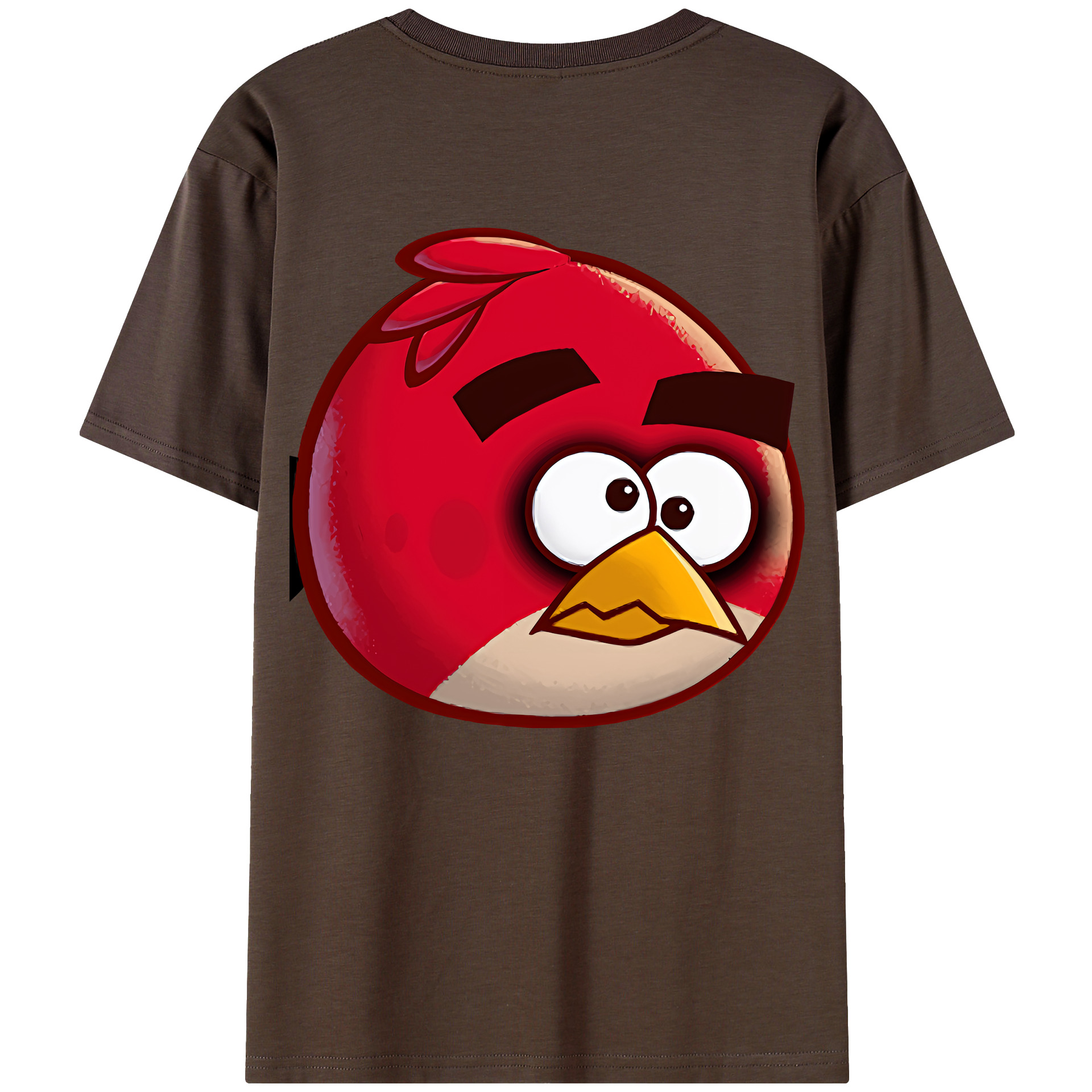 （画像用） Angry Birds アングリーバード 綿100％半袖Tシャツ（背面プリント）