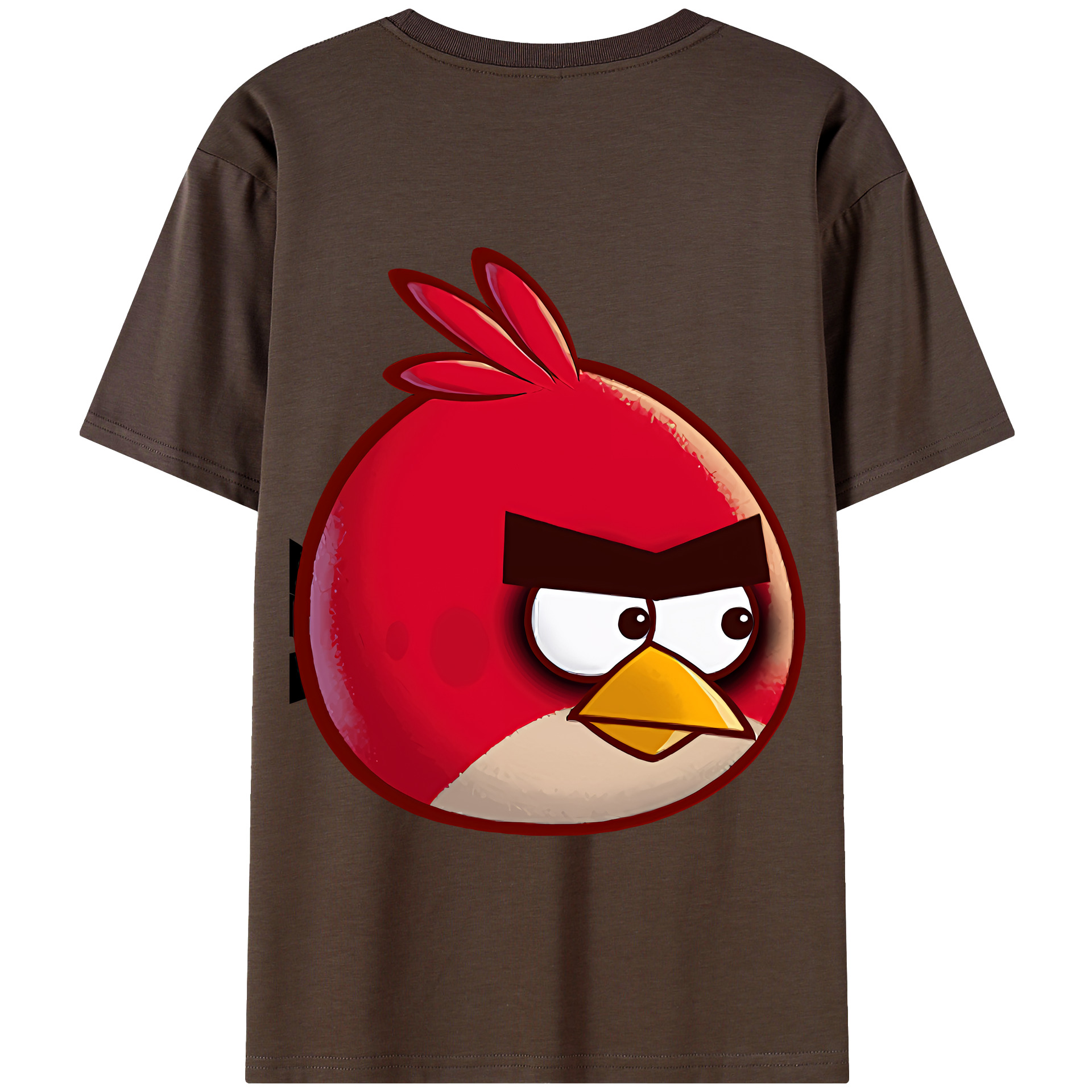 （画像用） Angry Birds アングリーバード 綿100％半袖Tシャツ（背面プリント）