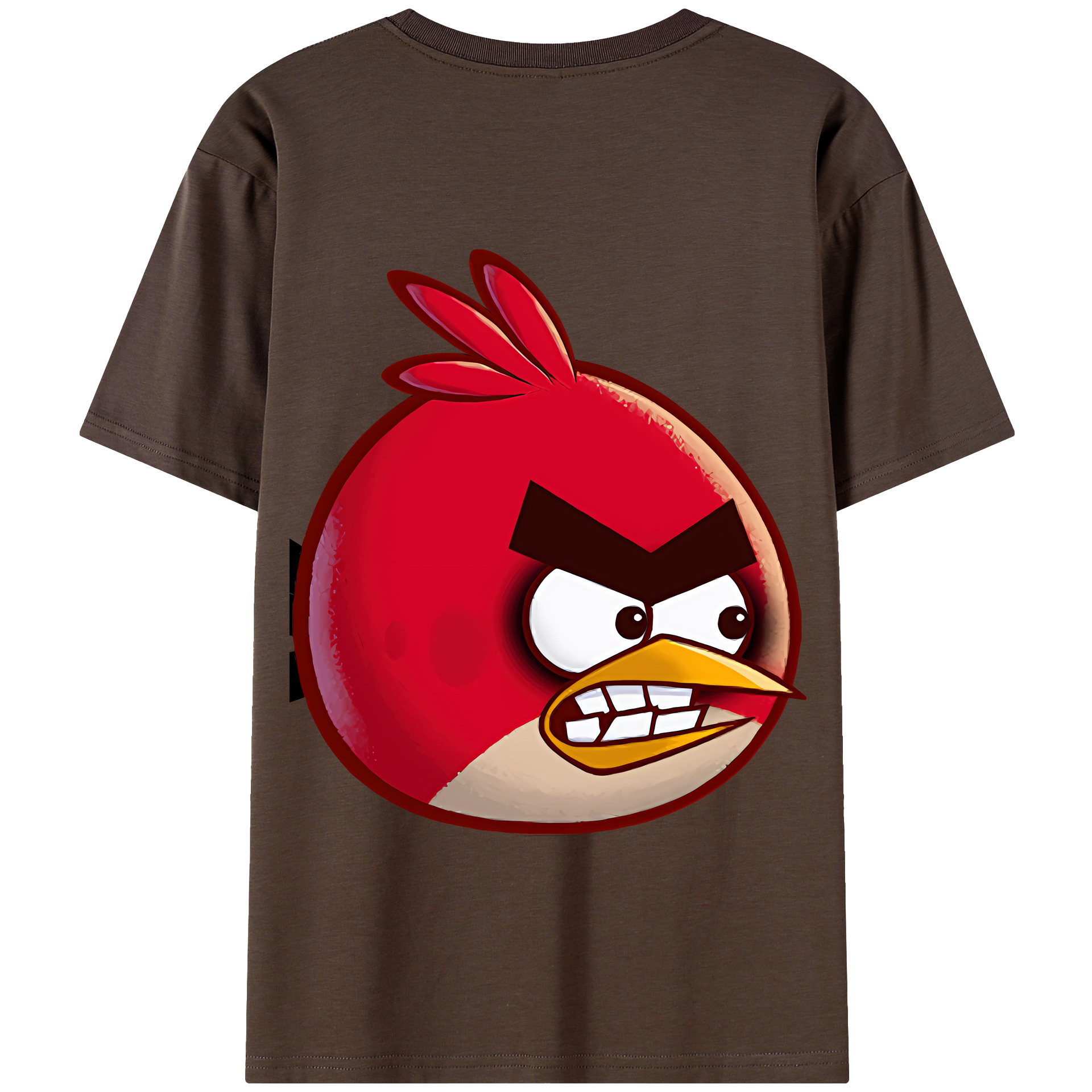 （画像用） Angry Birds アングリーバード 綿100％半袖Tシャツ（背面プリント）