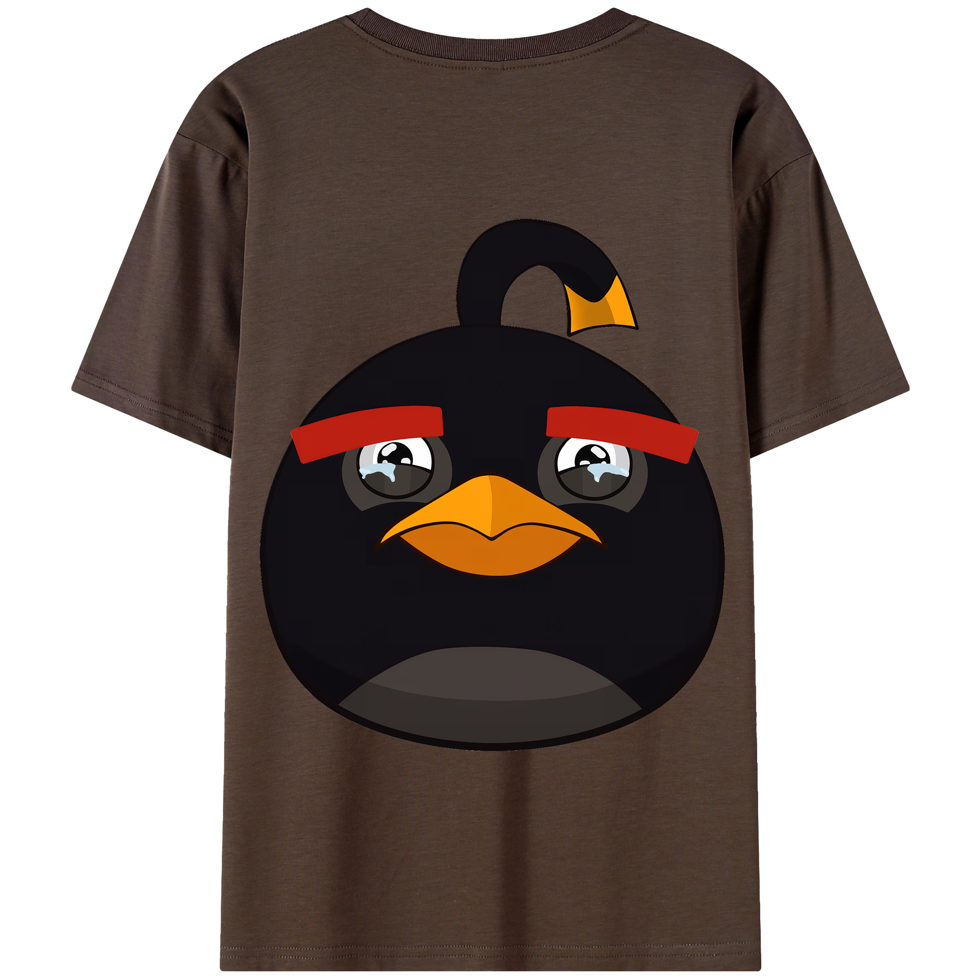 （画像用） Angry Birds アングリーバード 綿100％半袖Tシャツ（背面プリント）