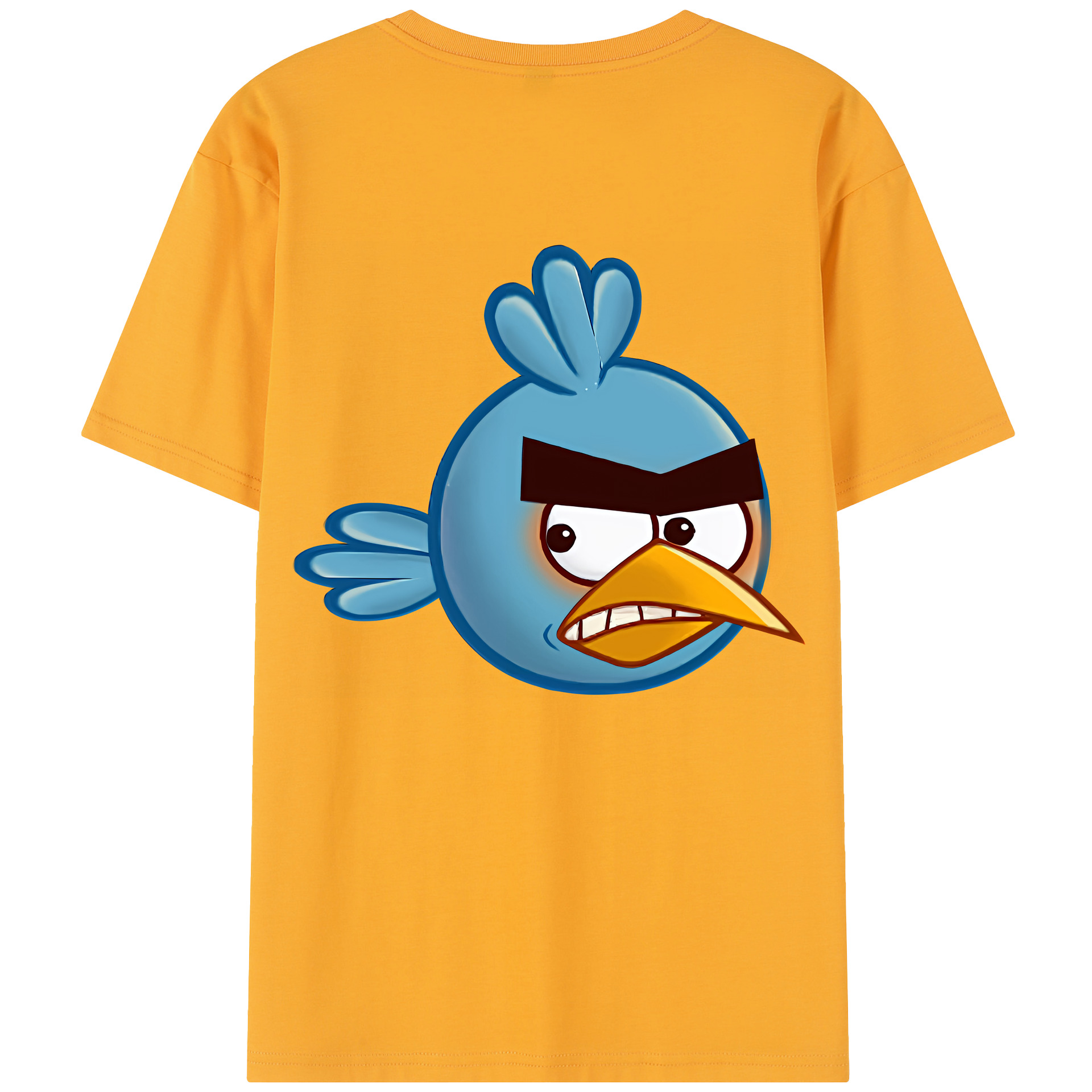 （画像用） Angry Birds アングリーバード 綿100％半袖Tシャツ（背面プリント）