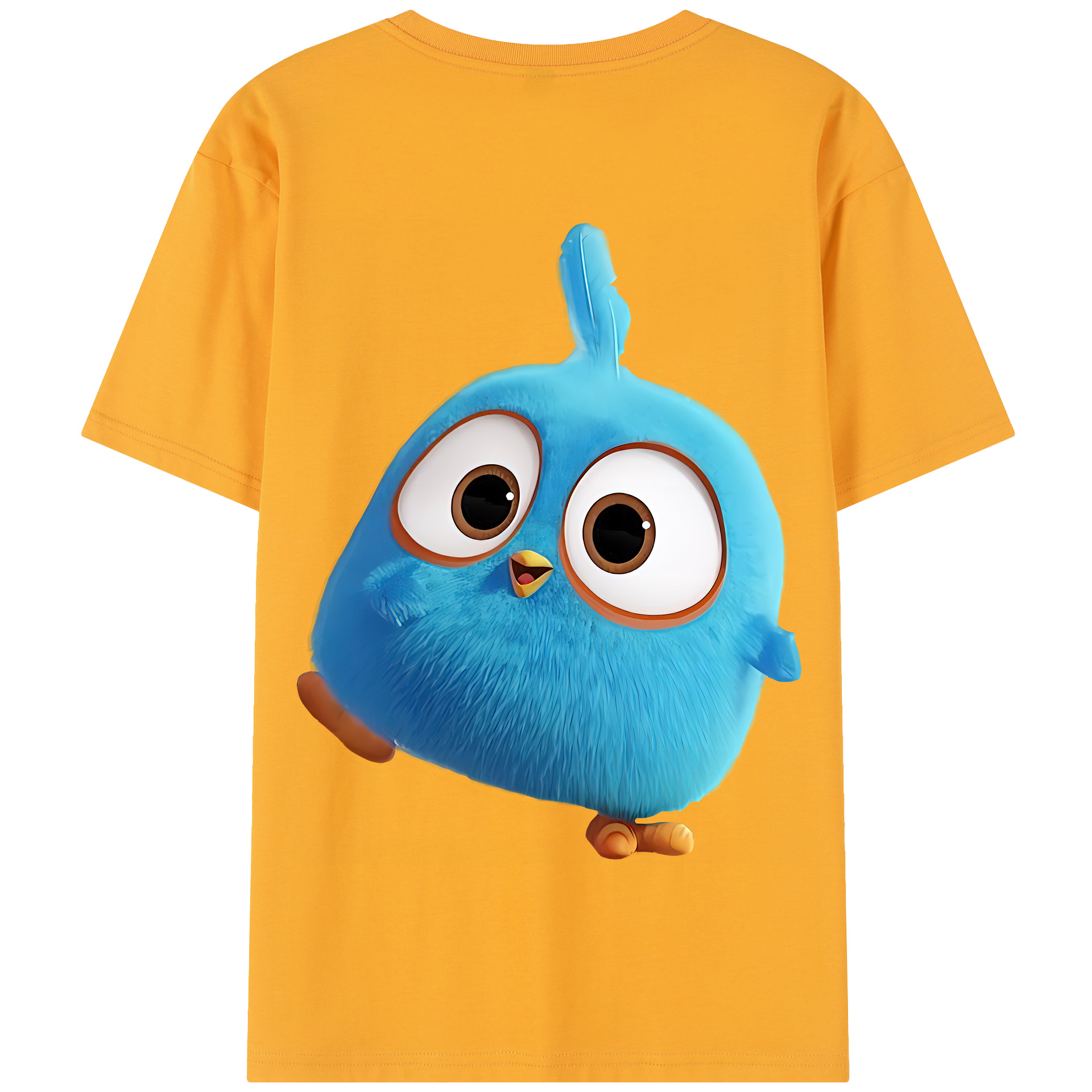 （画像用） Angry Birds アングリーバード 綿100％半袖Tシャツ（背面プリント）