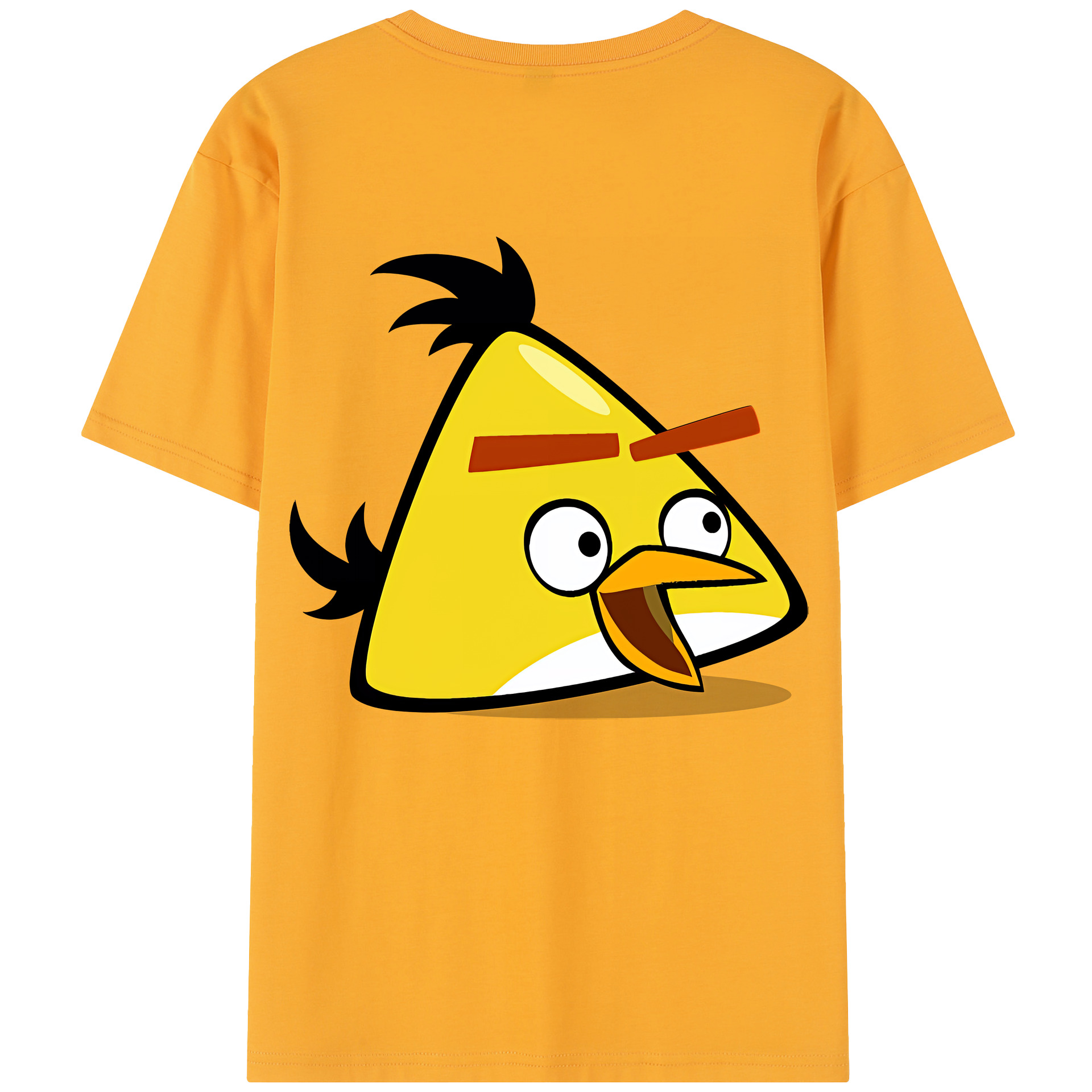 （画像用） Angry Birds アングリーバード 綿100％半袖Tシャツ（背面プリント）