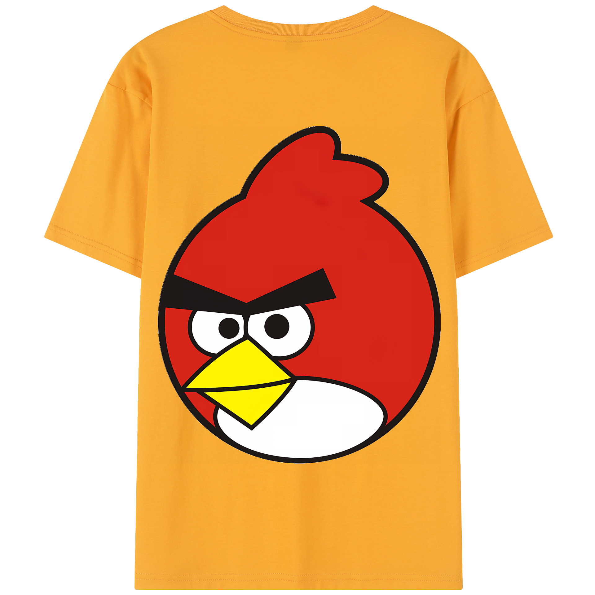 （画像用） Angry Birds アングリーバード 綿100％半袖Tシャツ（背面プリント）