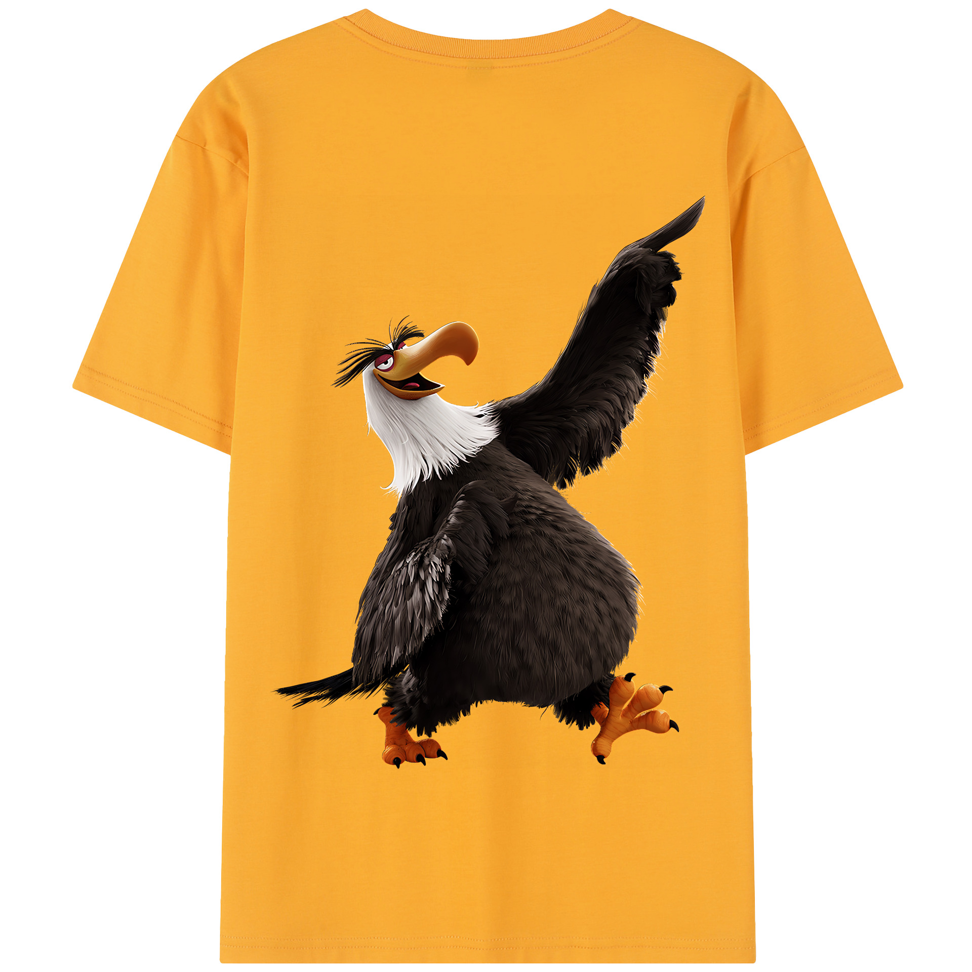 （画像用） Angry Birds アングリーバード 綿100％半袖Tシャツ（背面プリント）