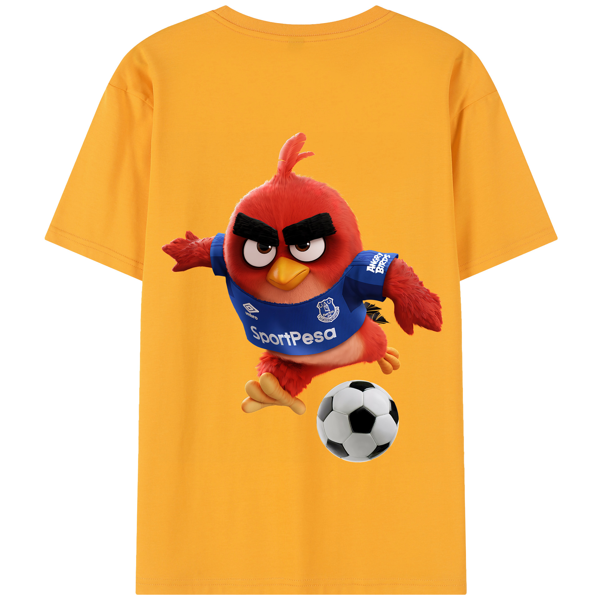 （画像用） Angry Birds アングリーバード 綿100％半袖Tシャツ（背面プリント）