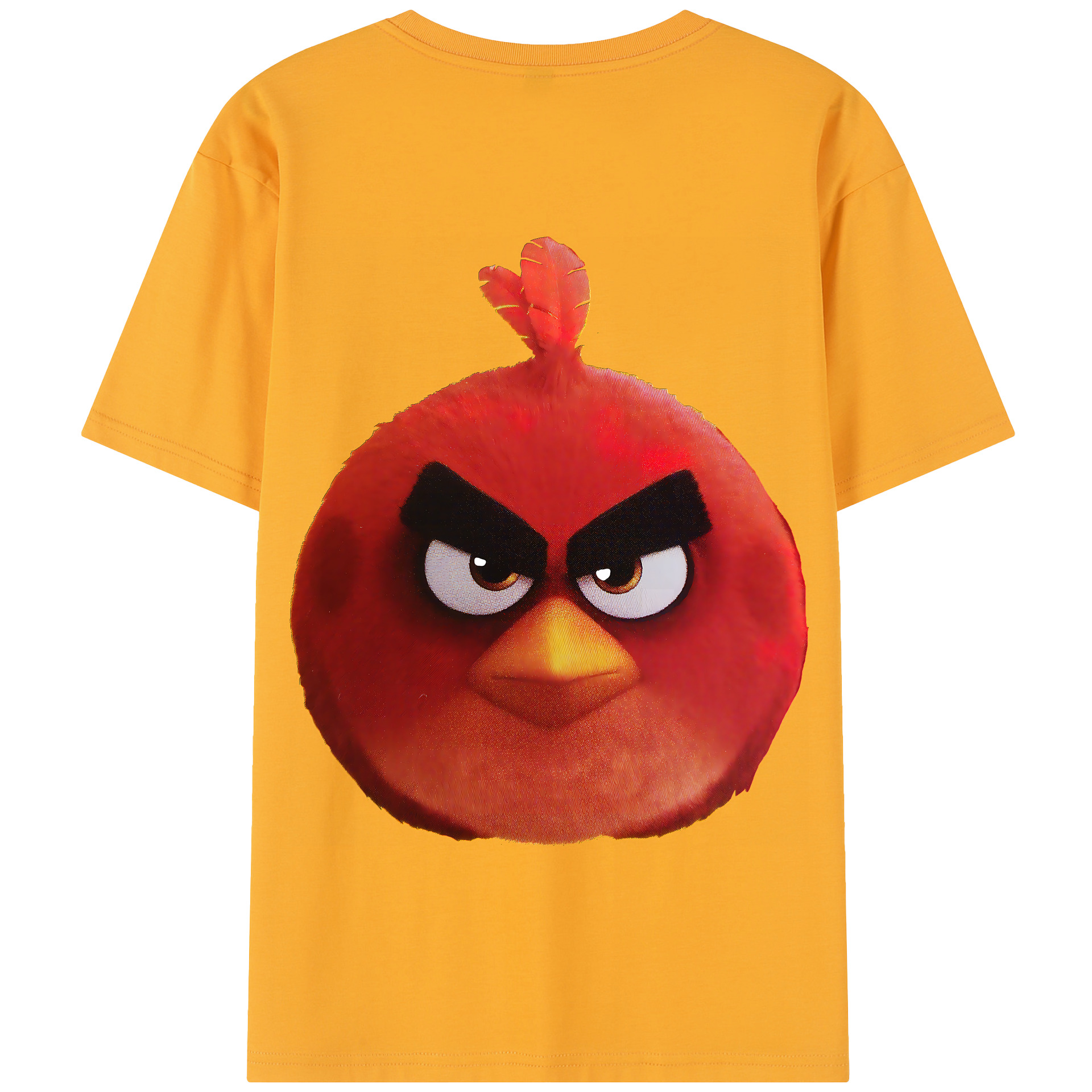 （画像用） Angry Birds アングリーバード 綿100％半袖Tシャツ（背面プリント）