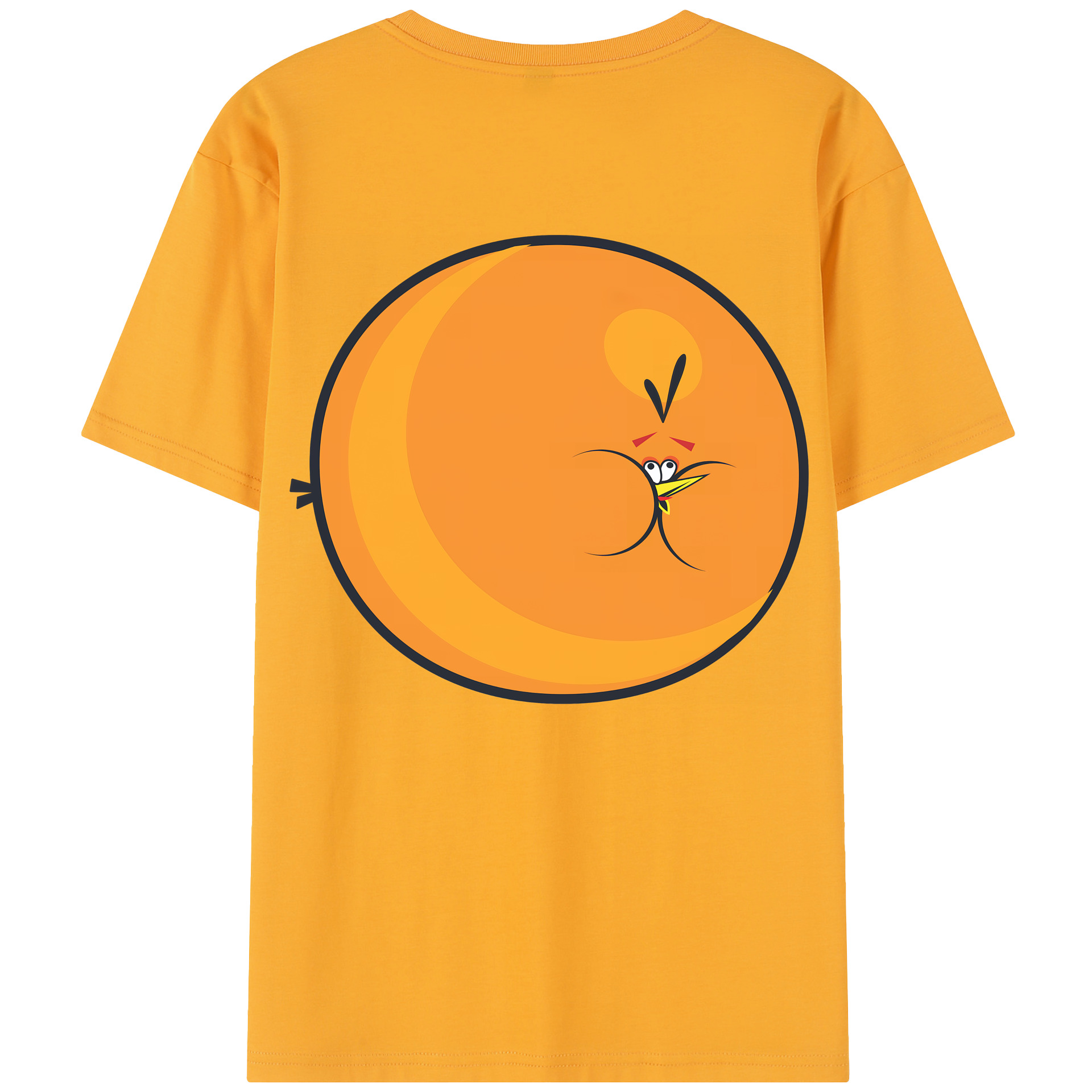 （画像用） Angry Birds アングリーバード 綿100％半袖Tシャツ（背面プリント）