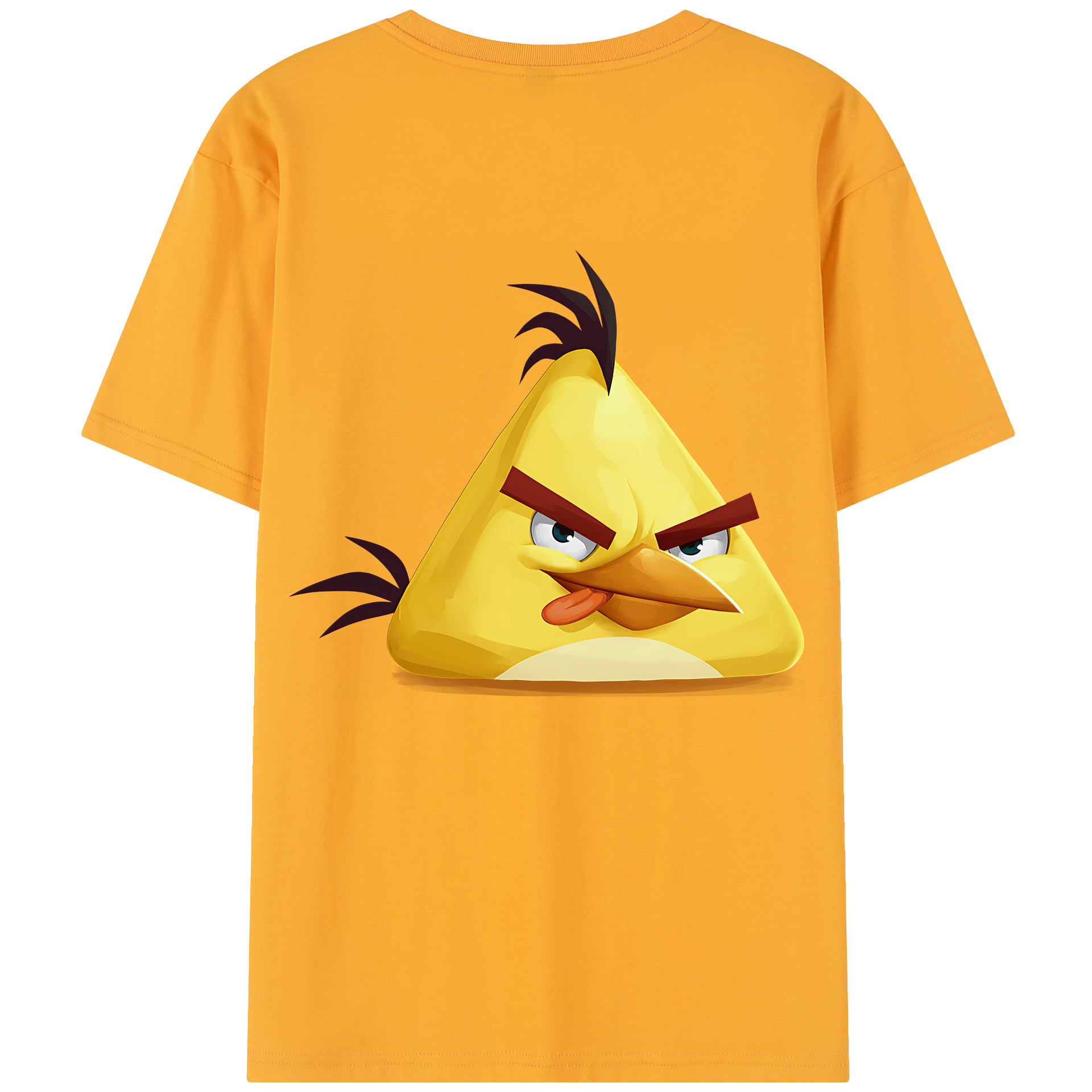 （画像用） Angry Birds アングリーバード 綿100％半袖Tシャツ（背面プリント）