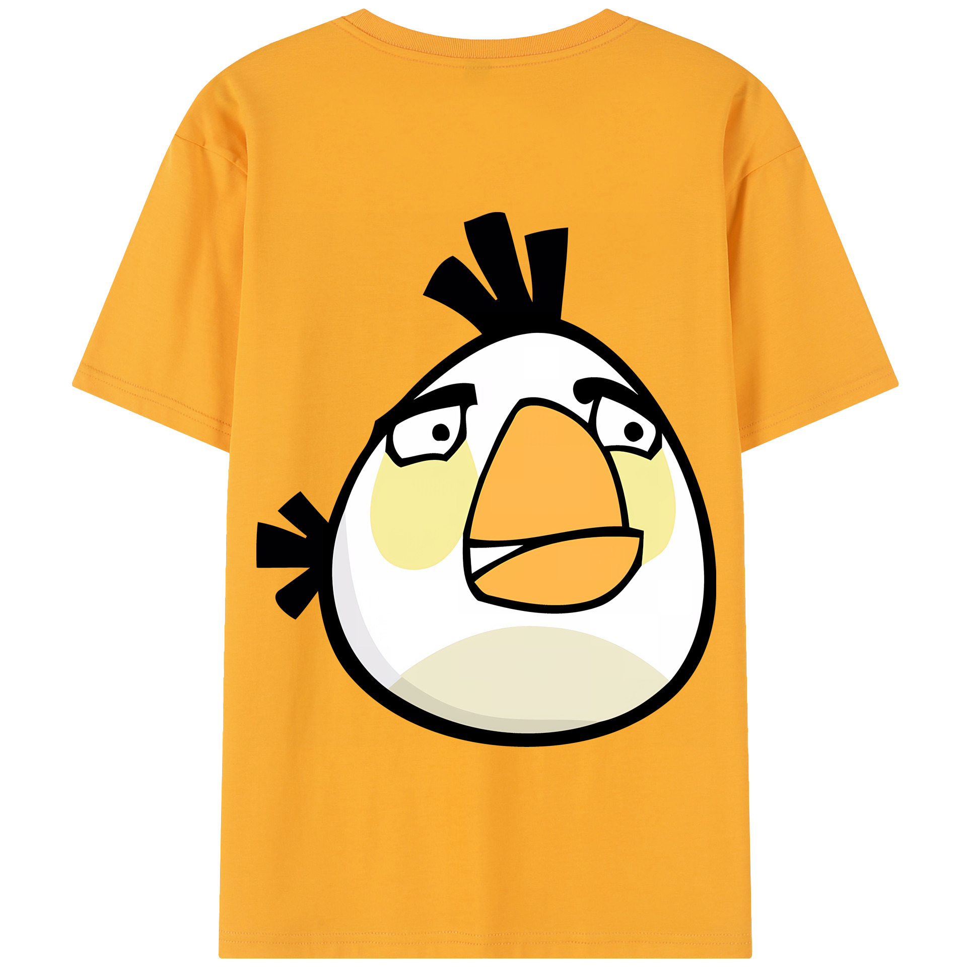（画像用） Angry Birds アングリーバード 綿100％半袖Tシャツ（背面プリント）