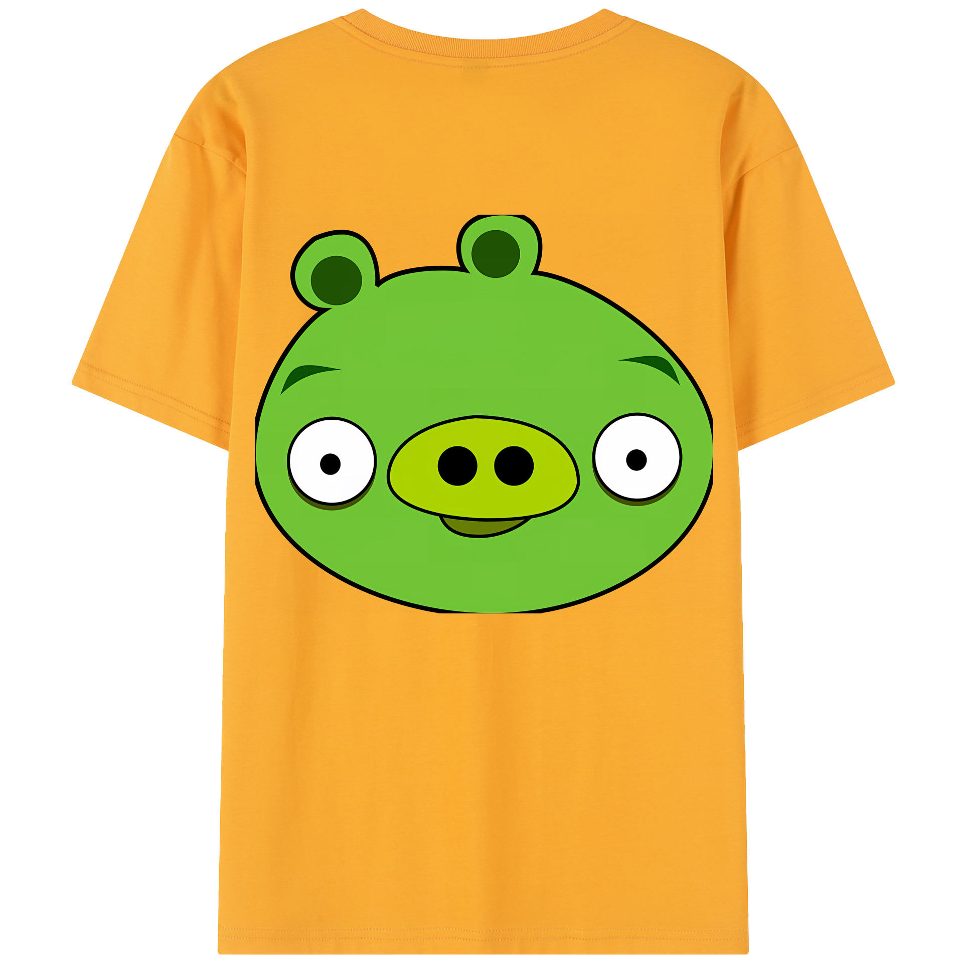 （画像用） Angry Birds アングリーバード 綿100％半袖Tシャツ（背面プリント）