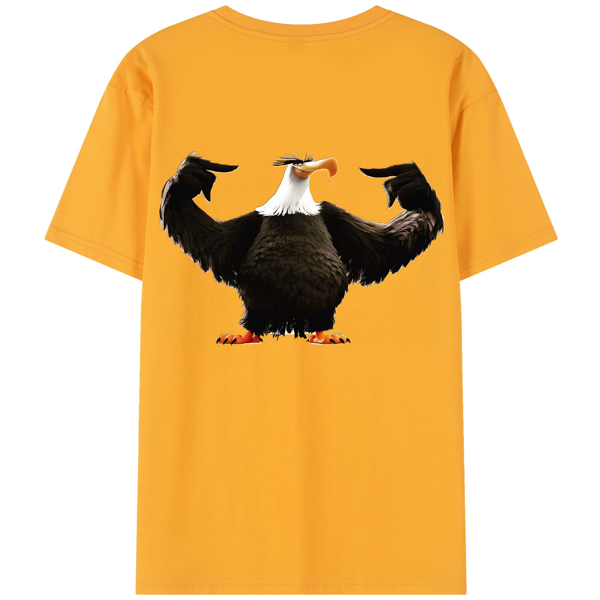 （画像用） Angry Birds アングリーバード 綿100％半袖Tシャツ（背面プリント）