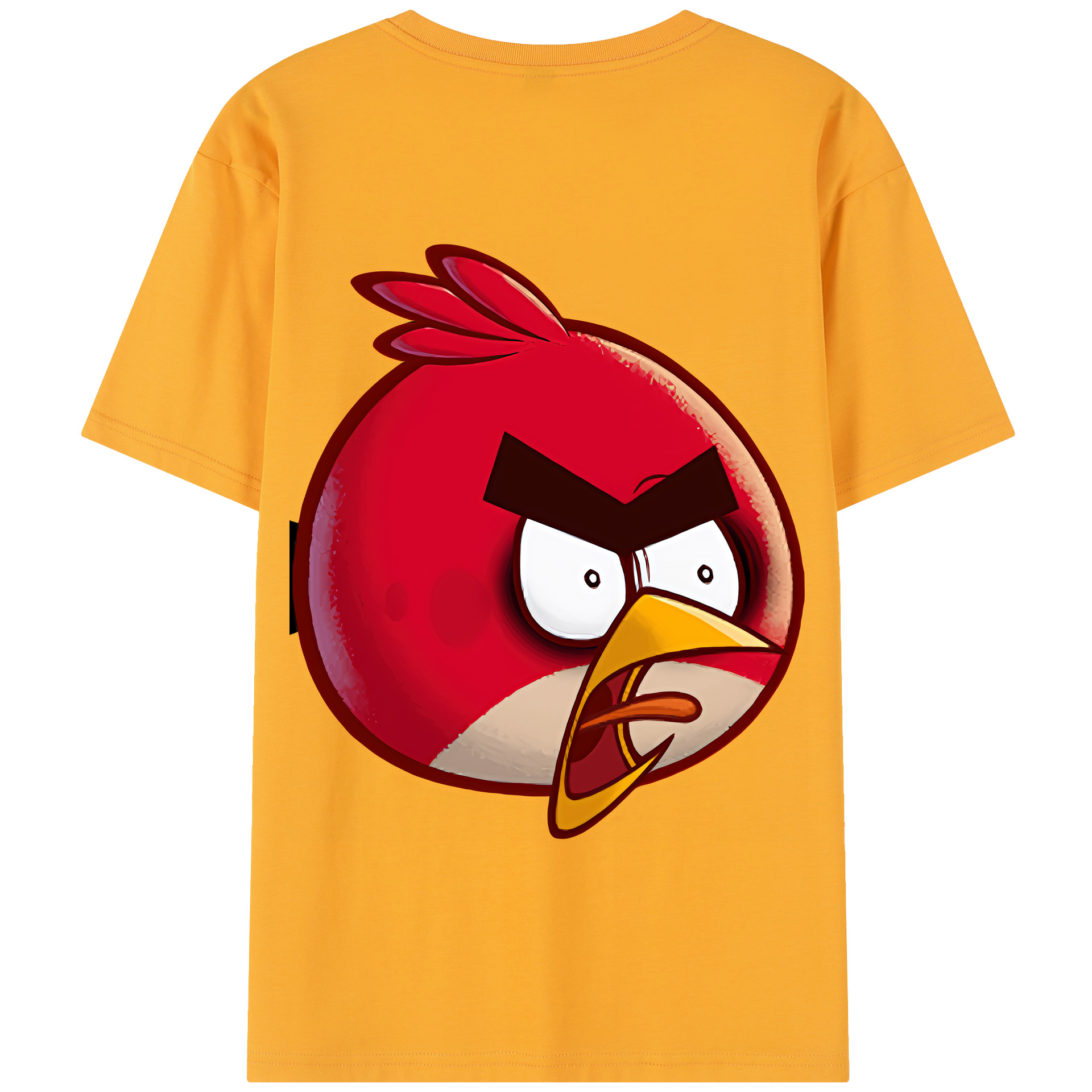 （画像用） Angry Birds アングリーバード 綿100％半袖Tシャツ（背面プリント）