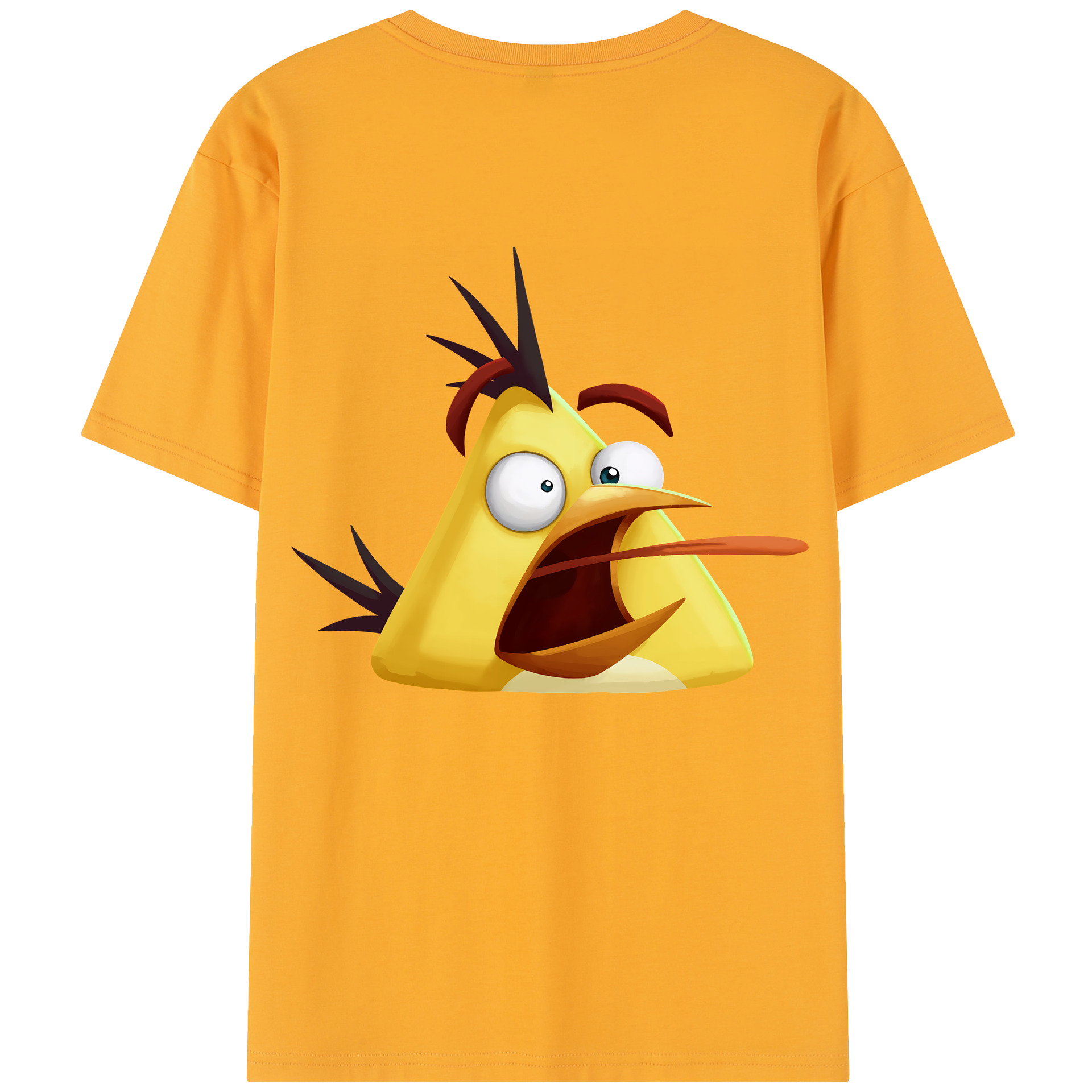 （画像用） Angry Birds アングリーバード 綿100％半袖Tシャツ（背面プリント）