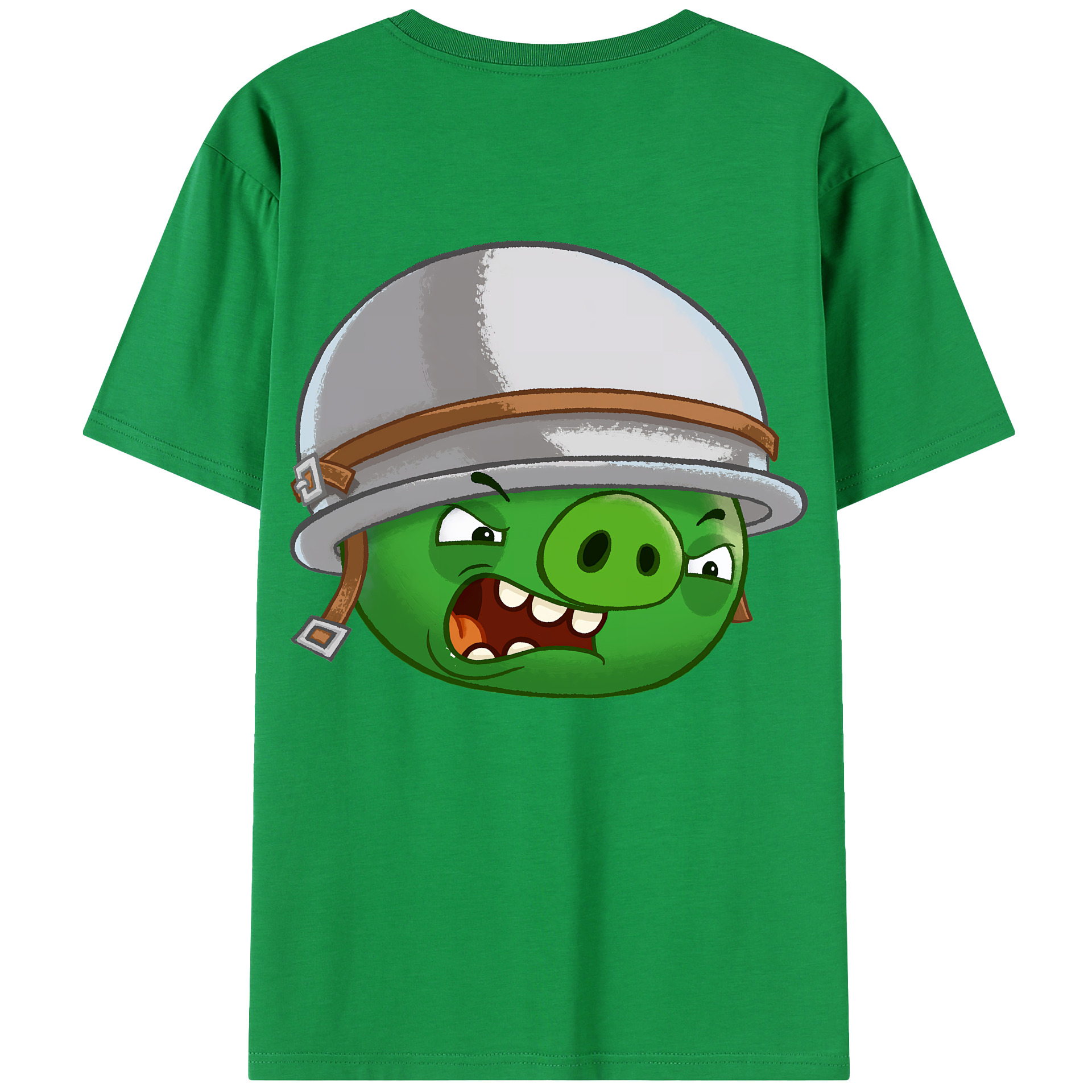 （画像用） Angry Birds アングリーバード 綿100％半袖Tシャツ（背面プリント）
