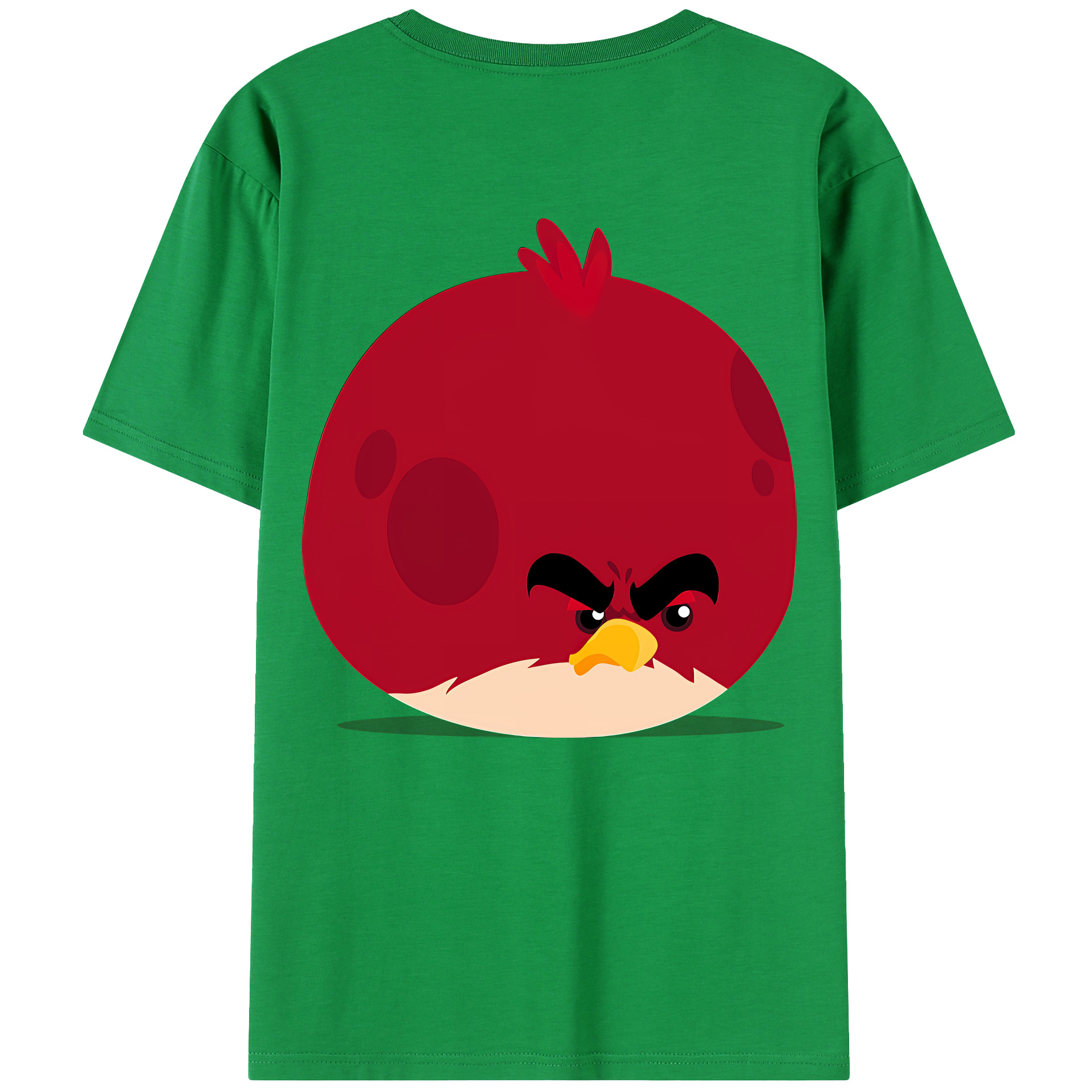 （画像用） Angry Birds アングリーバード 綿100％半袖Tシャツ（背面プリント）