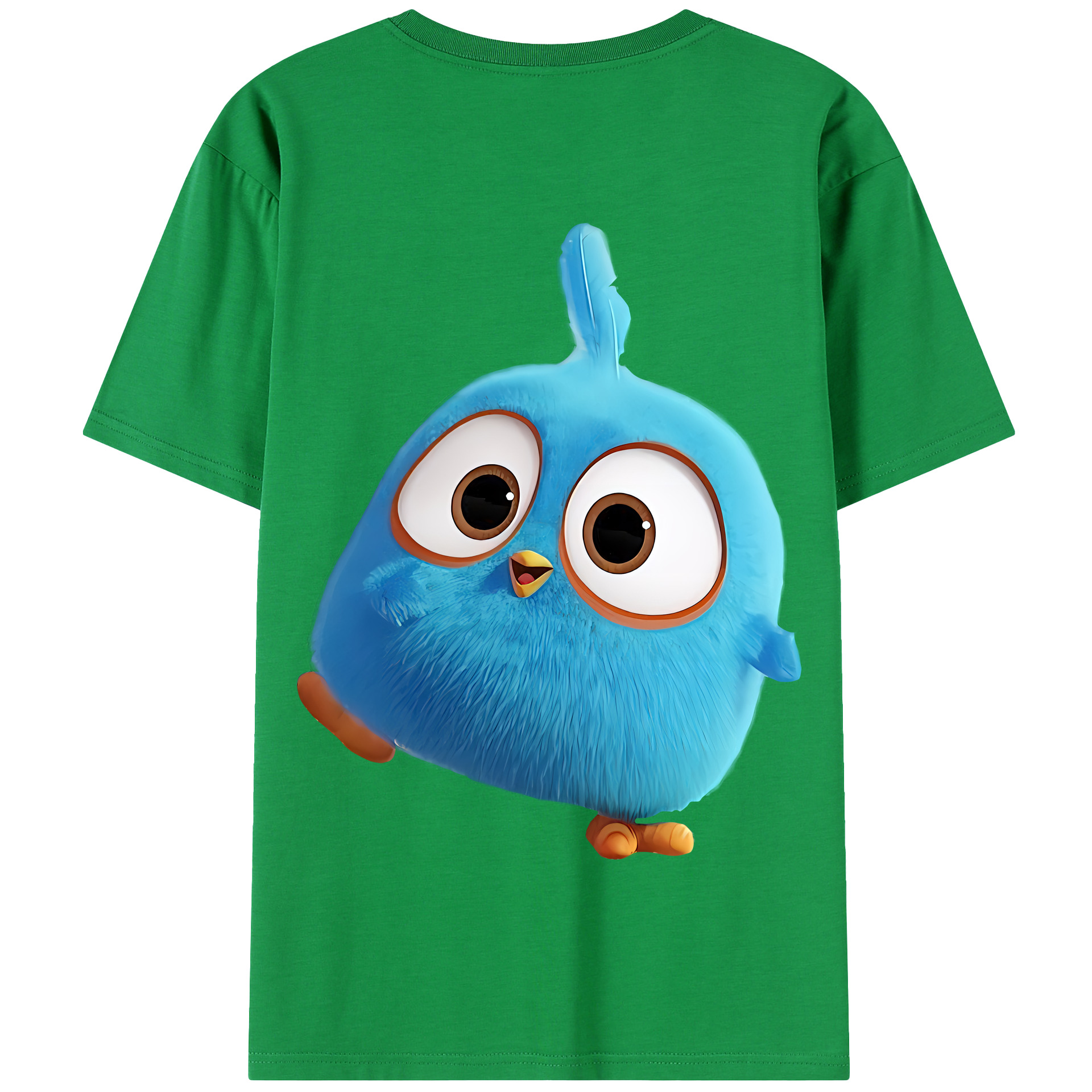 （画像用） Angry Birds アングリーバード 綿100％半袖Tシャツ（背面プリント）
