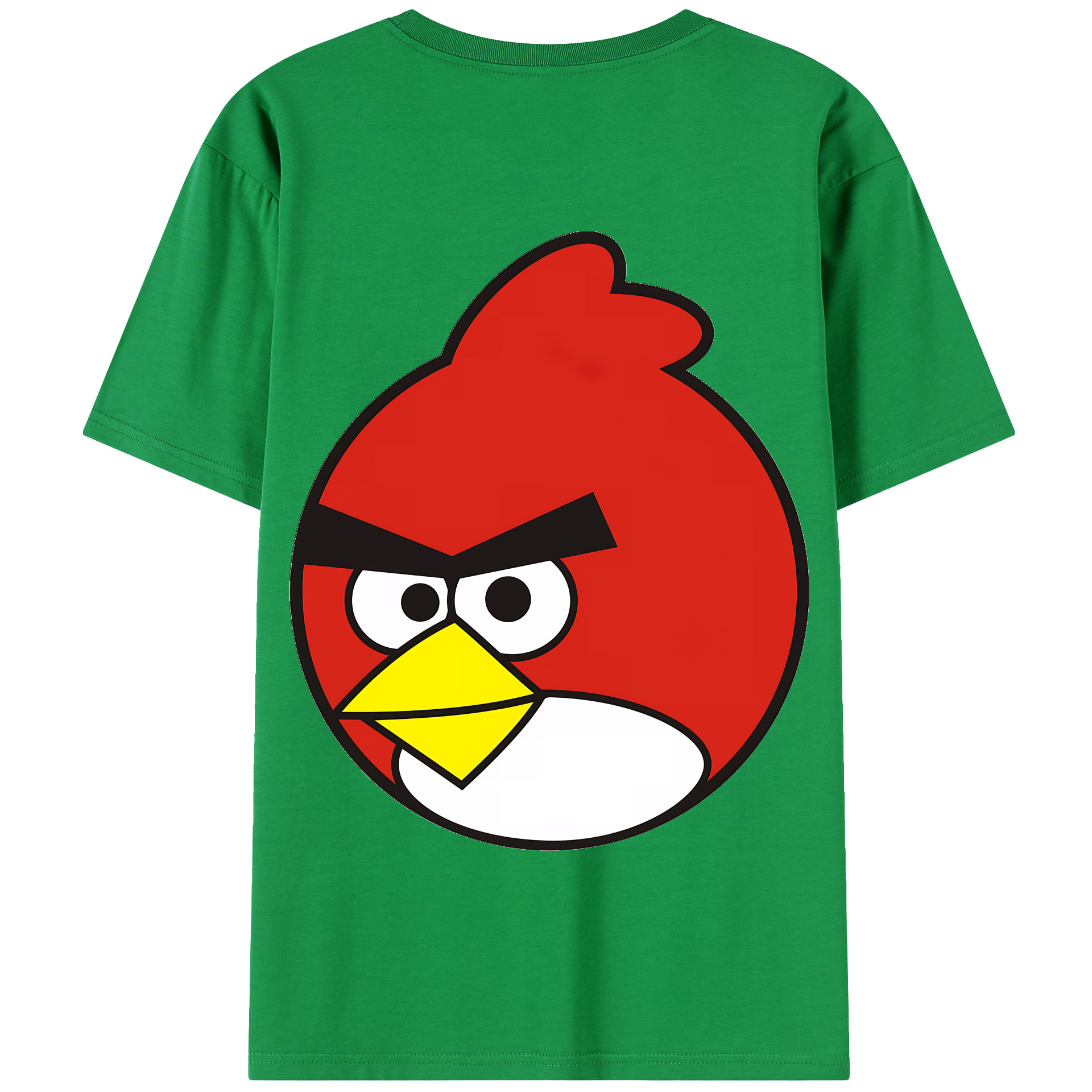 （画像用） Angry Birds アングリーバード 綿100％半袖Tシャツ（背面プリント）