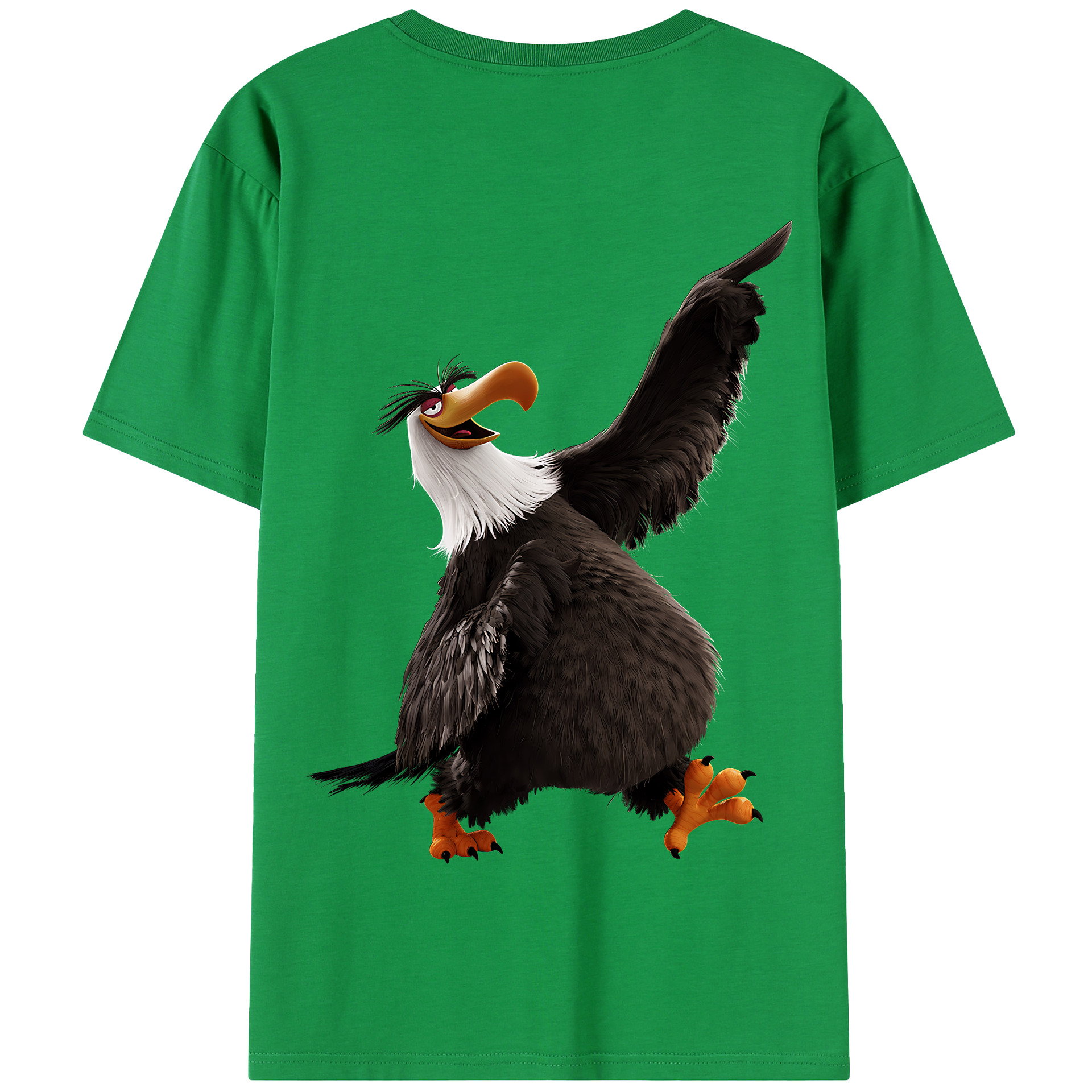 （画像用） Angry Birds アングリーバード 綿100％半袖Tシャツ（背面プリント）