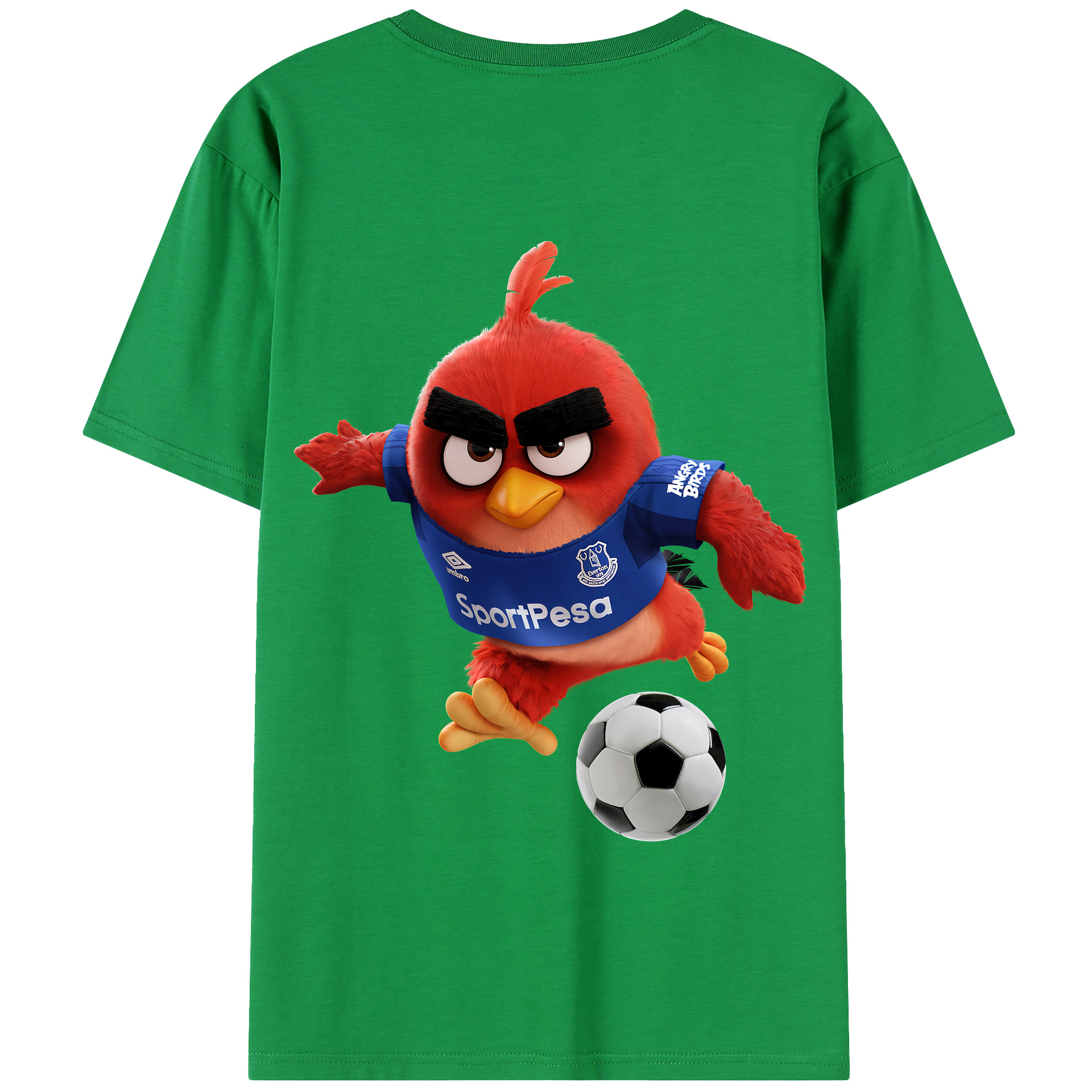 （画像用） Angry Birds アングリーバード 綿100％半袖Tシャツ（背面プリント）