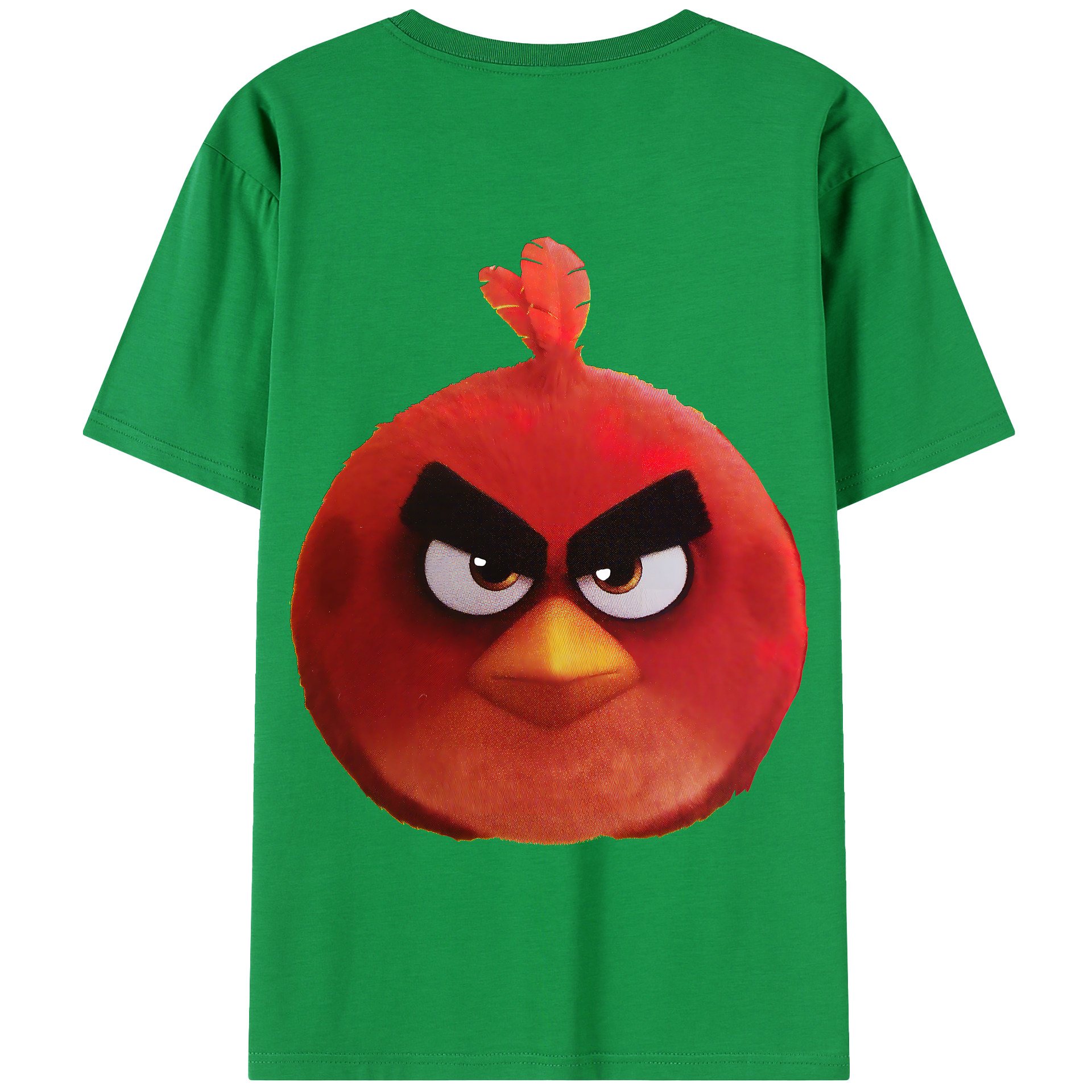 （画像用） Angry Birds アングリーバード 綿100％半袖Tシャツ（背面プリント）