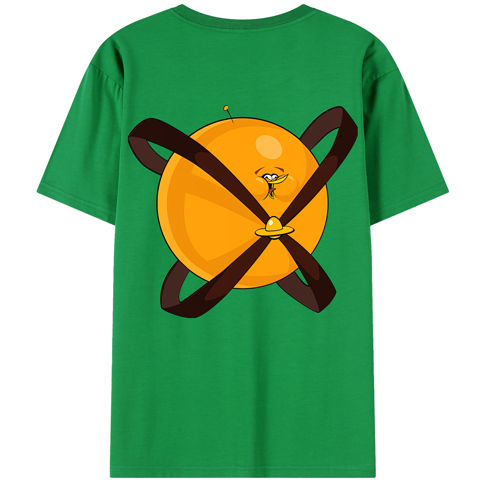 （画像用） Angry Birds アングリーバード 綿100％半袖Tシャツ（背面プリント）