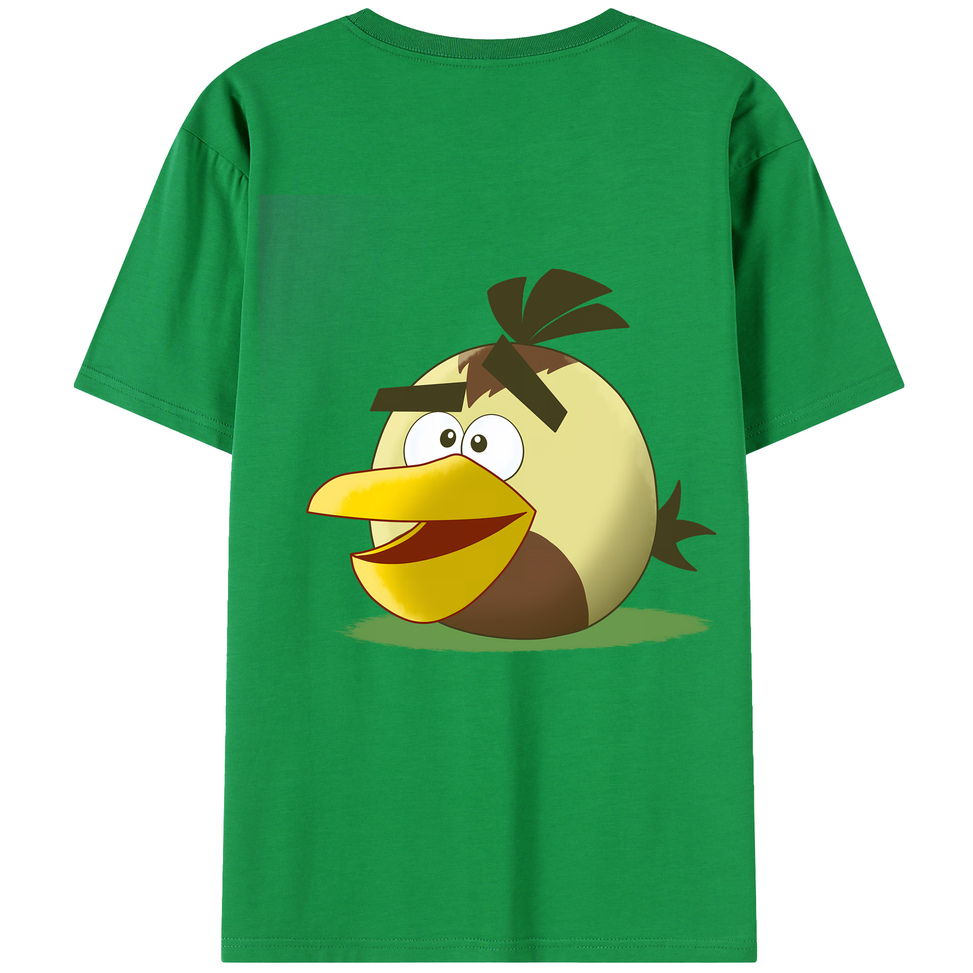（画像用） Angry Birds アングリーバード 綿100％半袖Tシャツ（背面プリント）