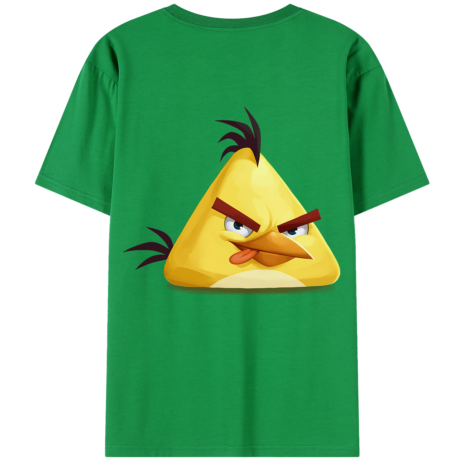 （画像用） Angry Birds アングリーバード 綿100％半袖Tシャツ（背面プリント）
