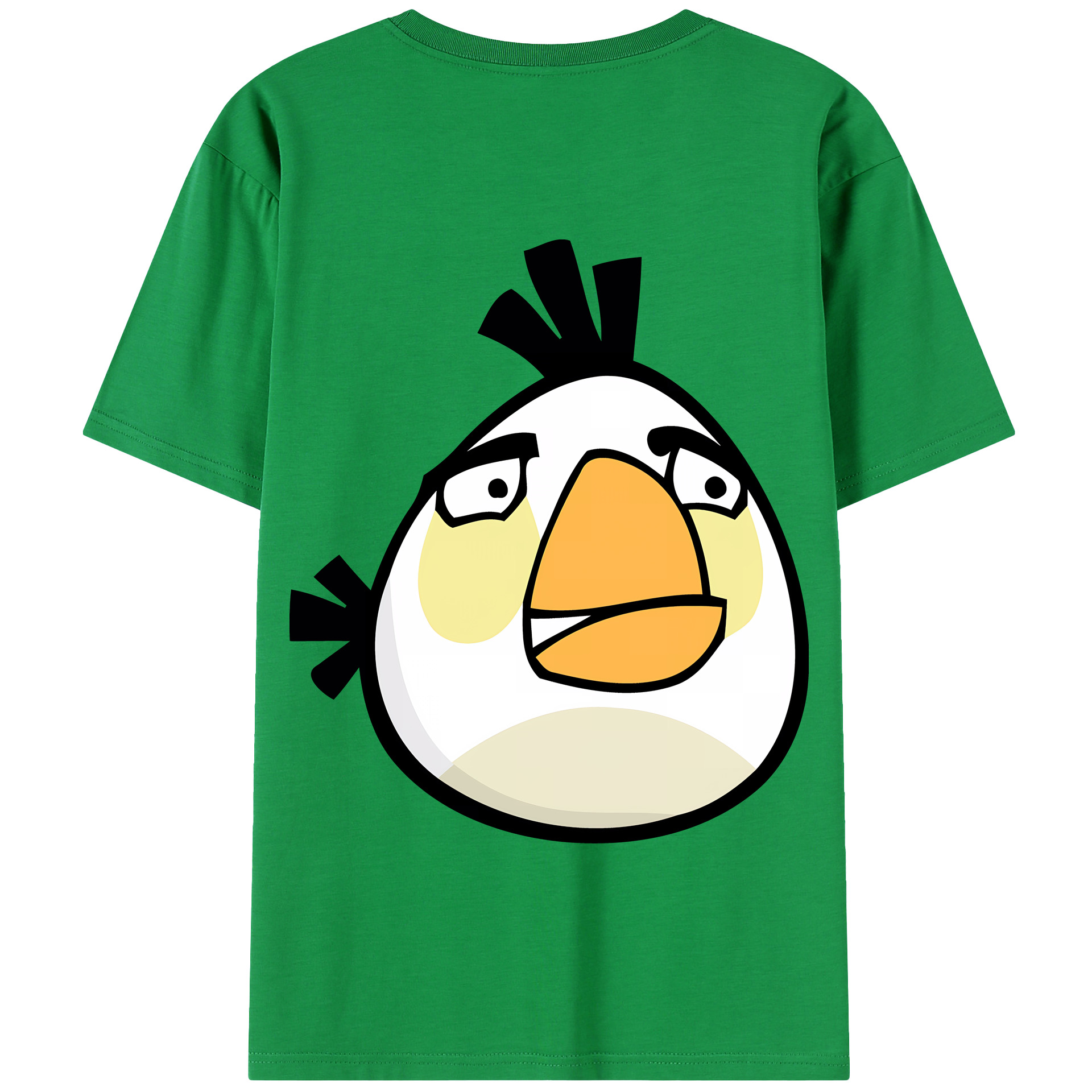 （画像用） Angry Birds アングリーバード 綿100％半袖Tシャツ（背面プリント）