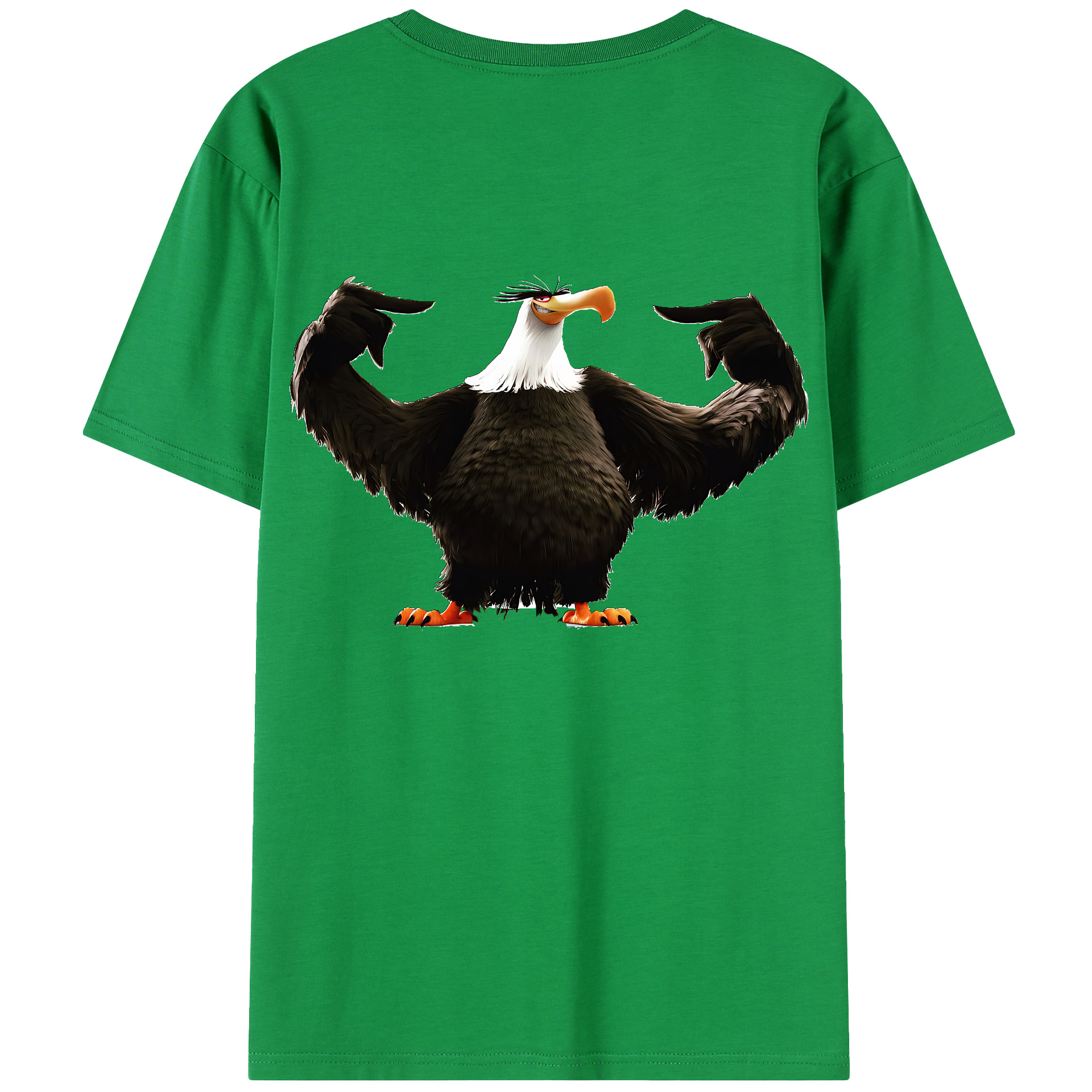 （画像用） Angry Birds アングリーバード 綿100％半袖Tシャツ（背面プリント）