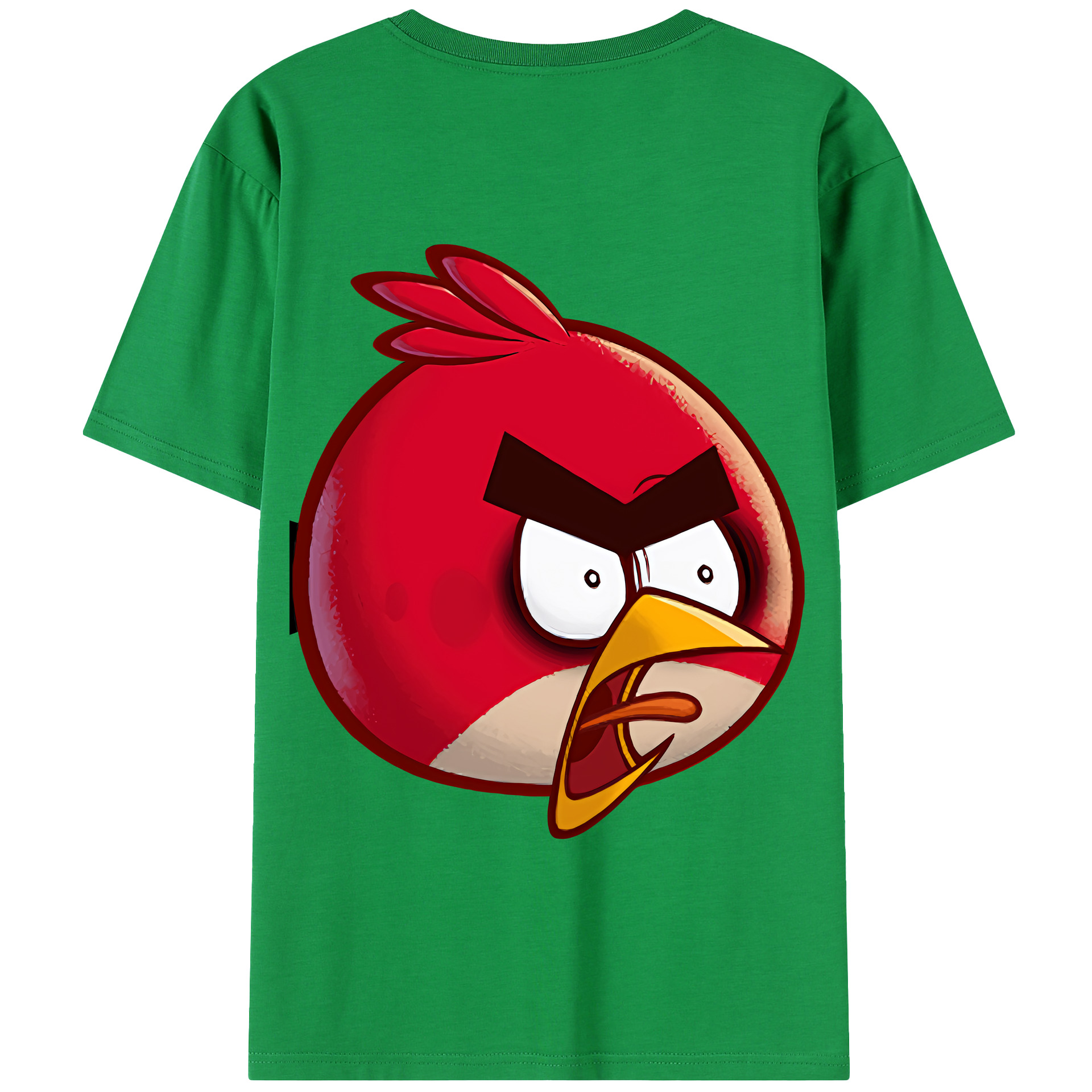 （画像用） Angry Birds アングリーバード 綿100％半袖Tシャツ（背面プリント）
