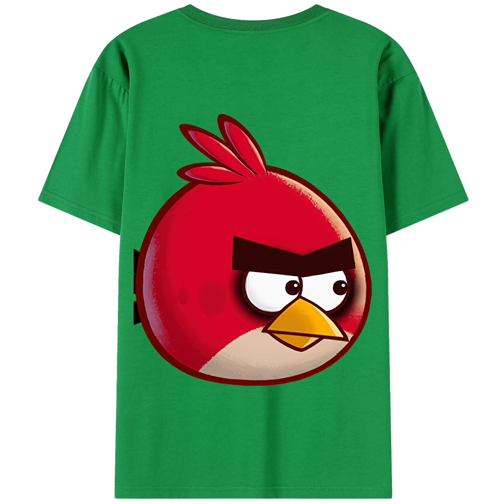 （画像用） Angry Birds アングリーバード 綿100％半袖Tシャツ（背面プリント）