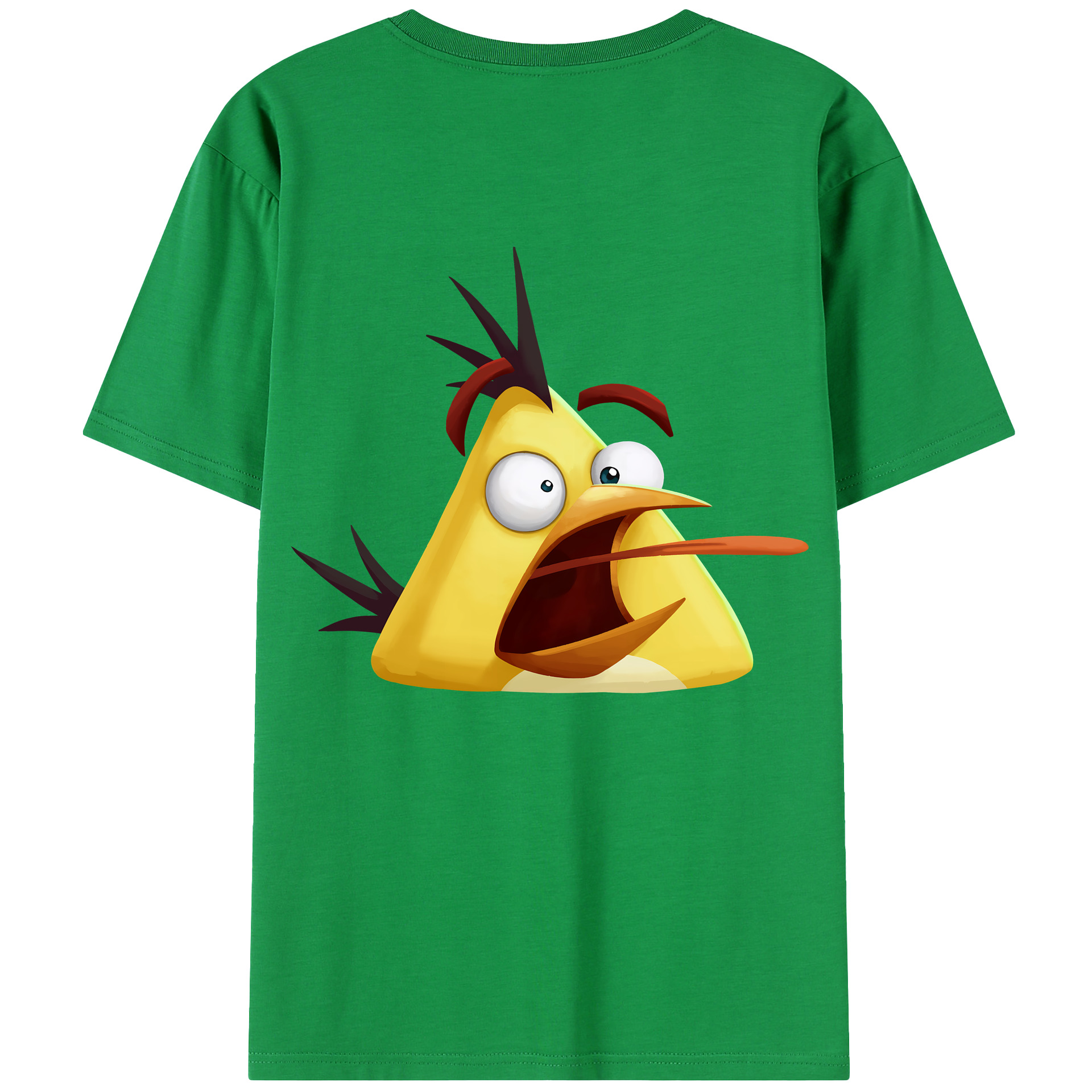 （画像用） Angry Birds アングリーバード 綿100％半袖Tシャツ（背面プリント）