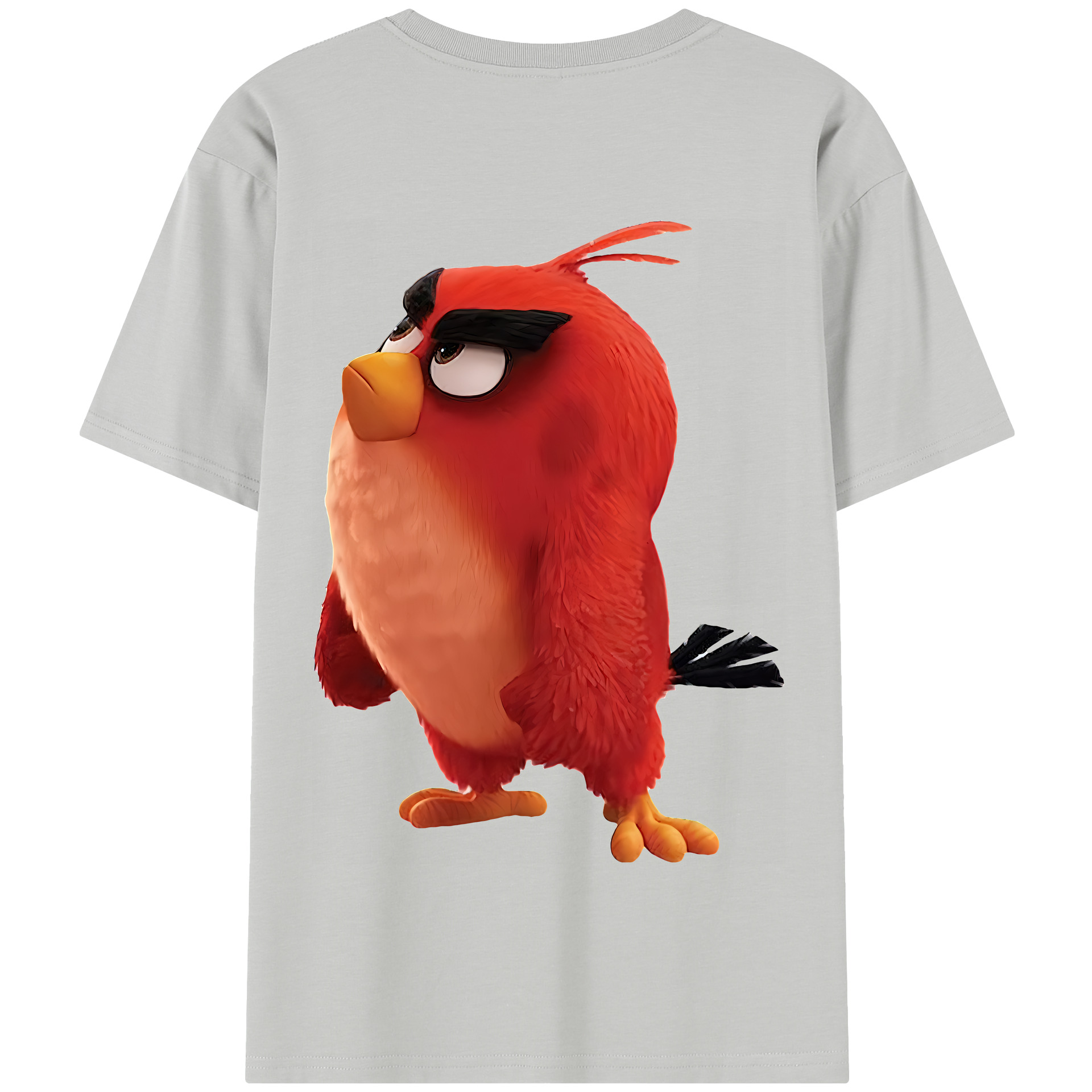 （画像用） Angry Birds アングリーバード 綿100％半袖Tシャツ（背面プリント）