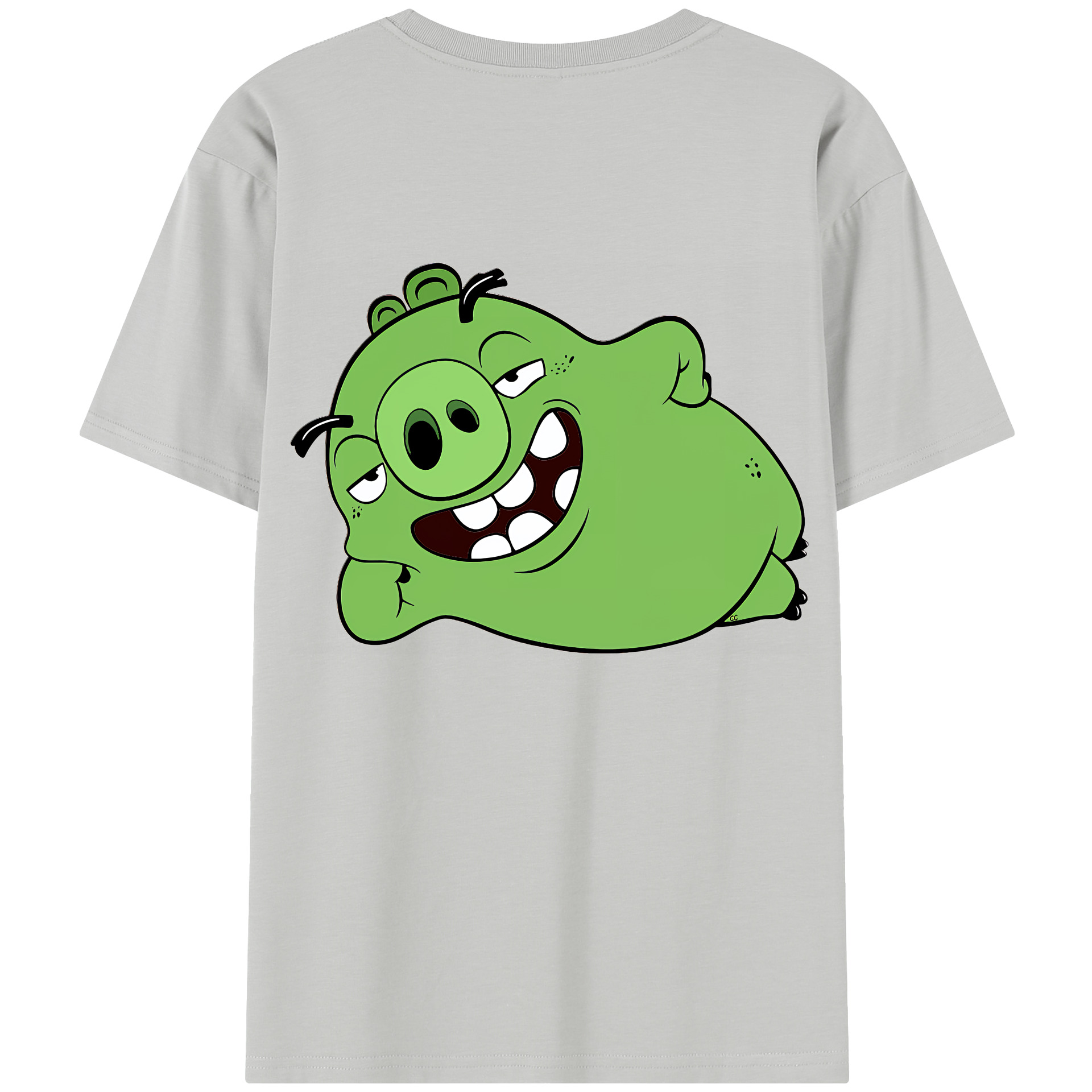 （画像用） Angry Birds アングリーバード 綿100％半袖Tシャツ（背面プリント）