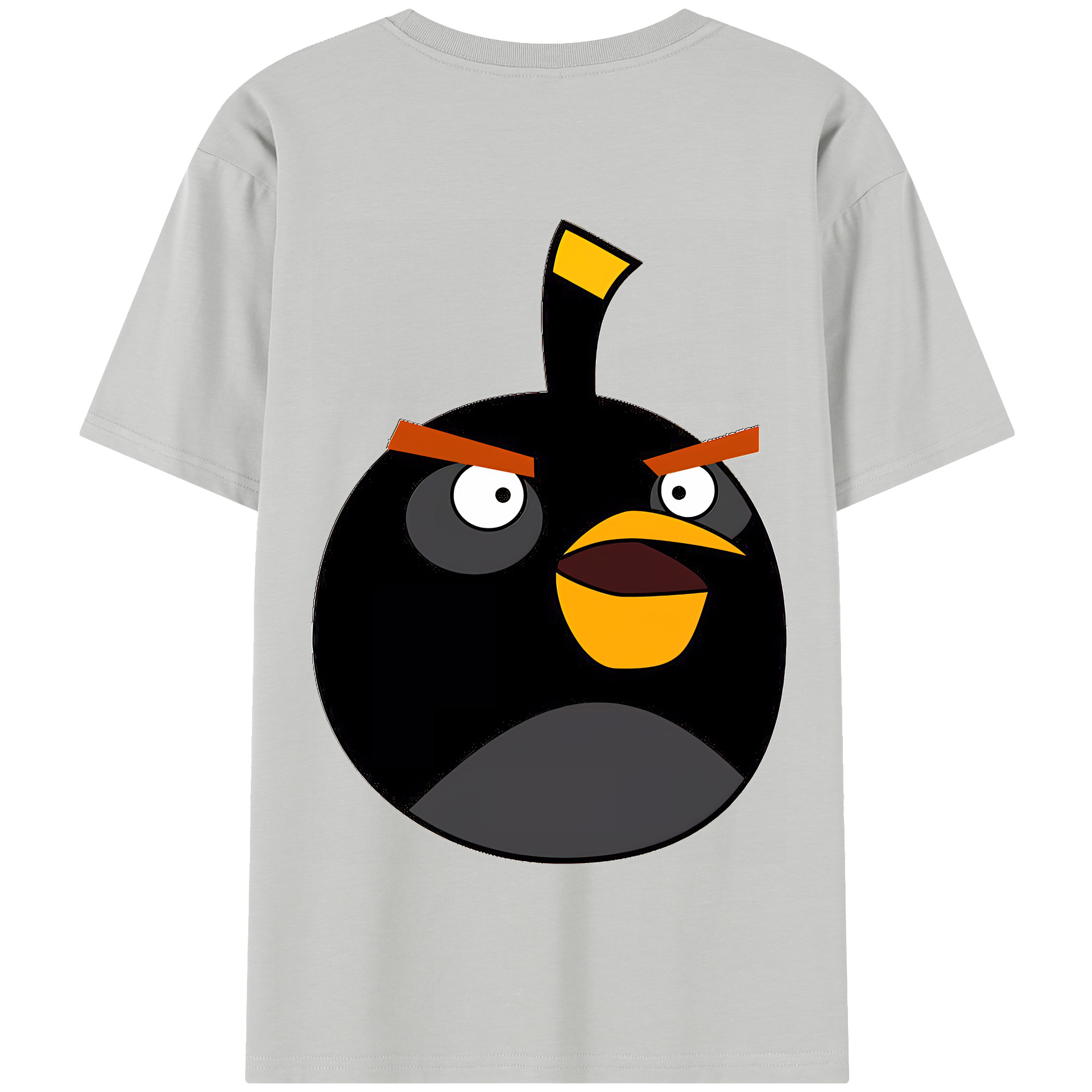（画像用） Angry Birds アングリーバード 綿100％半袖Tシャツ（背面プリント）
