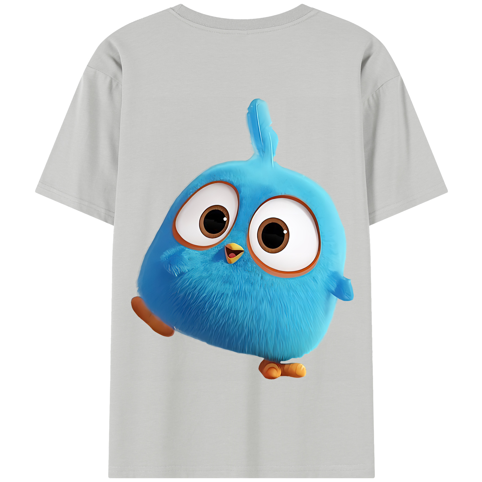 （画像用） Angry Birds アングリーバード 綿100％半袖Tシャツ（背面プリント）