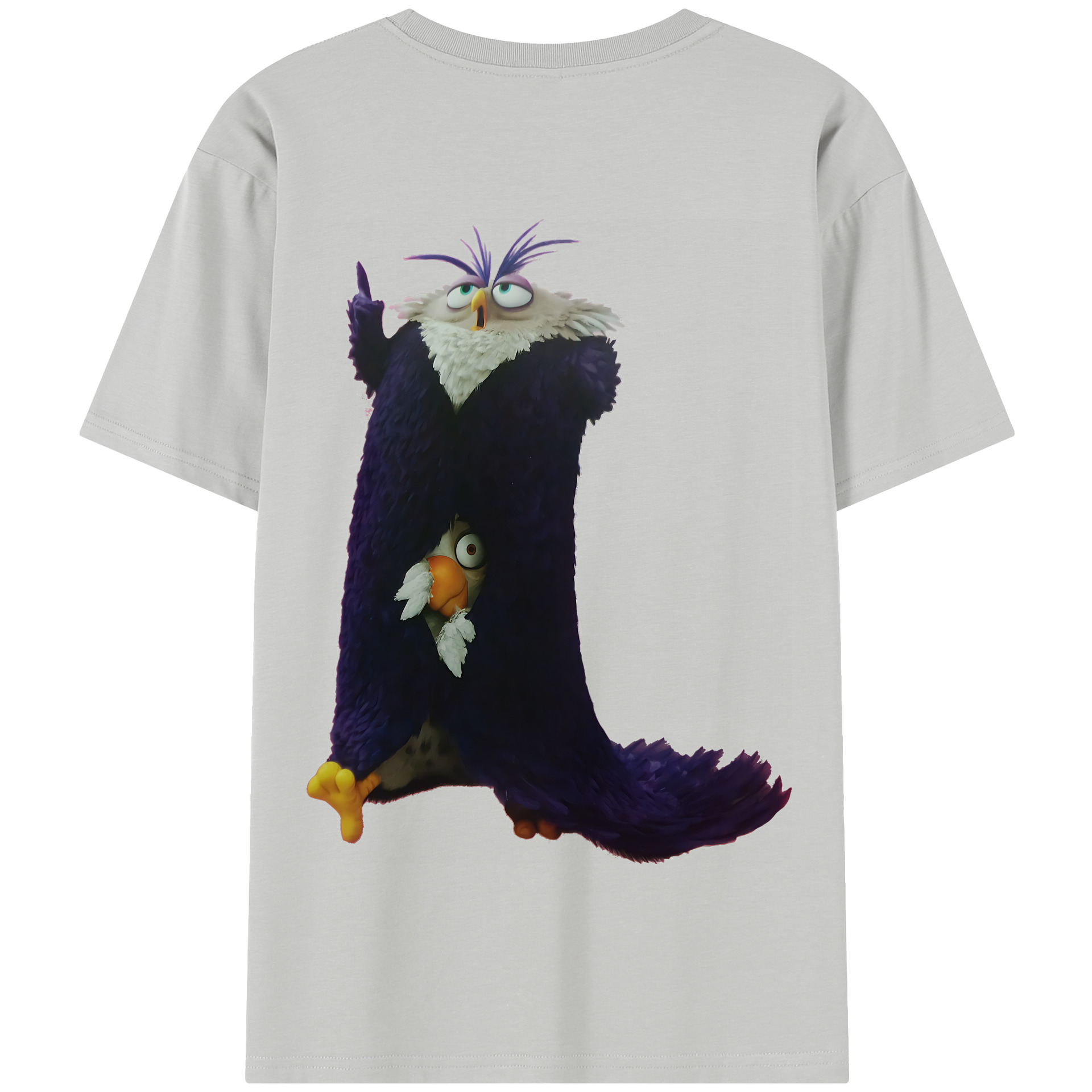 （画像用） Angry Birds アングリーバード 綿100％半袖Tシャツ（背面プリント）