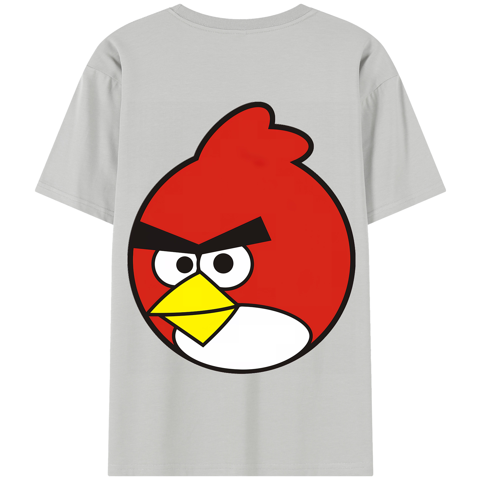 （画像用） Angry Birds アングリーバード 綿100％半袖Tシャツ（背面プリント）
